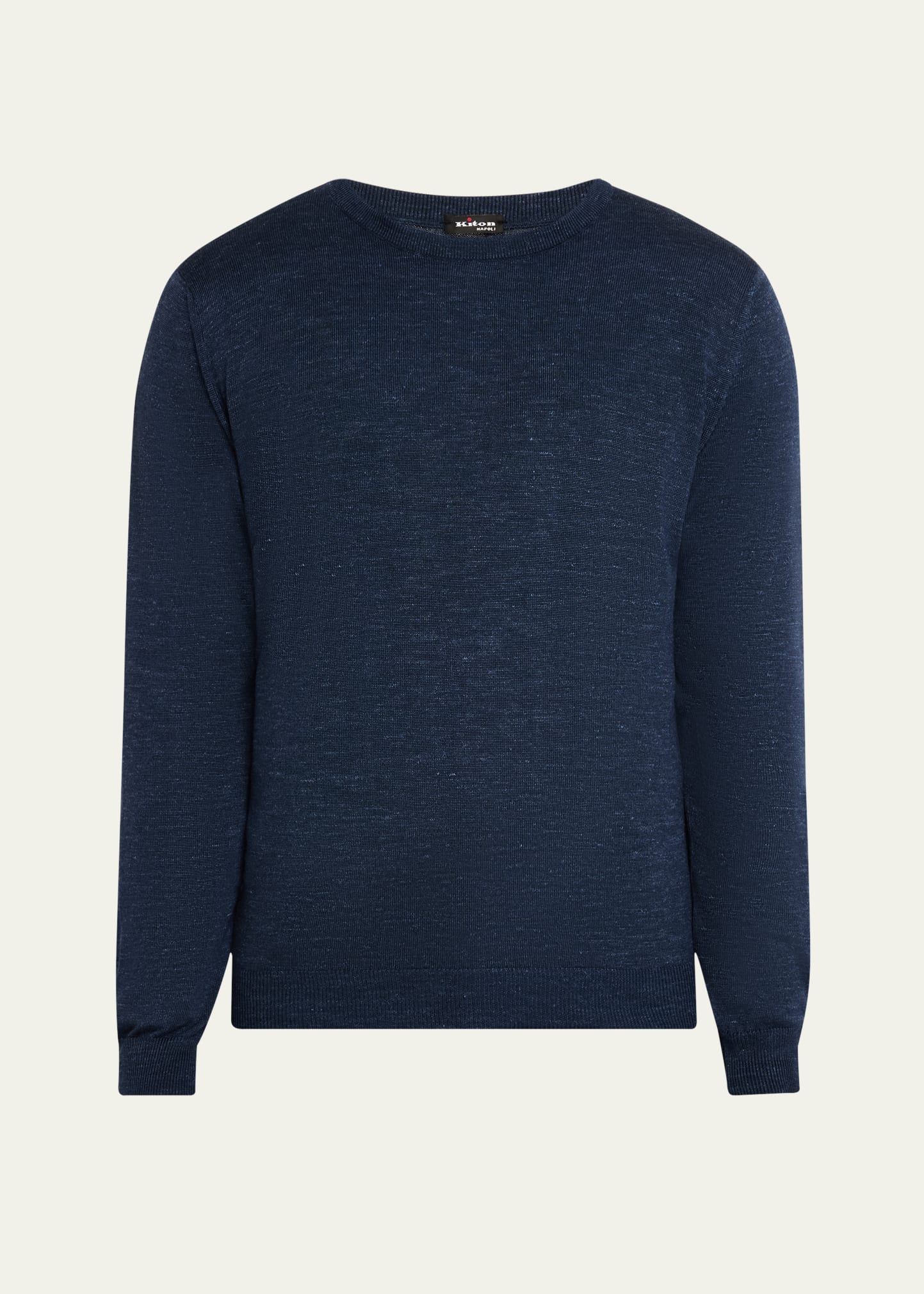 Men's Cashmere and Linen Crewneck Sweater
