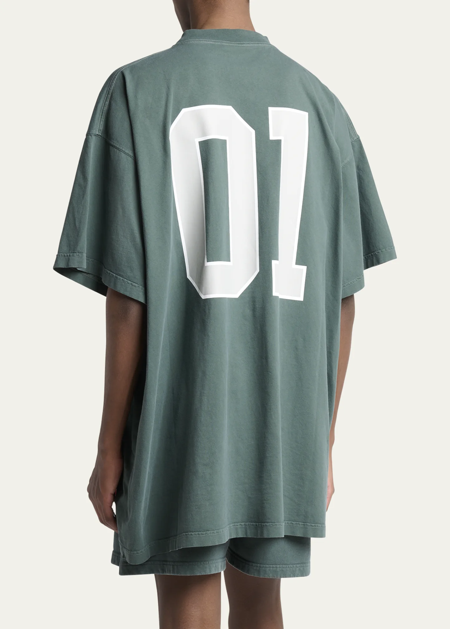 Men's Basketball Logo Oversized Fit T-Shirt
