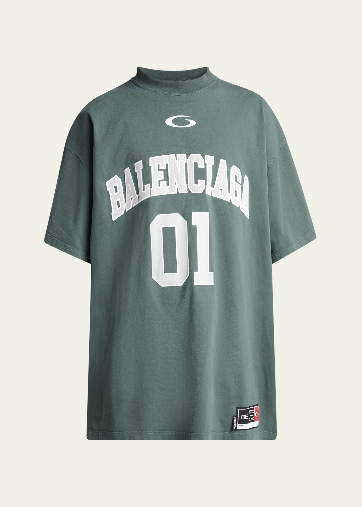 Men's Basketball Logo Oversized Fit T-Shirt