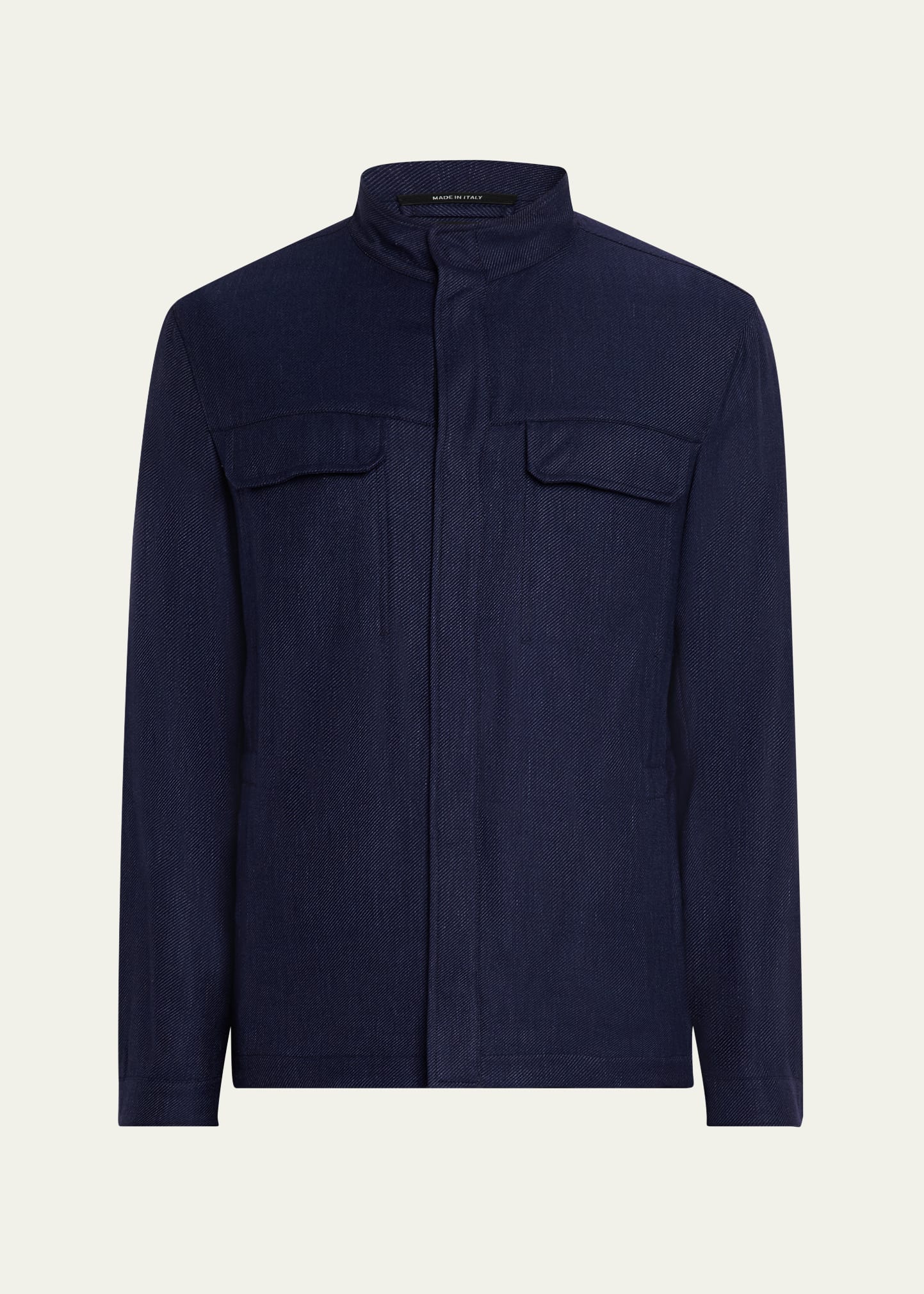 Men's Cashmere-Blend Blouson Jacket