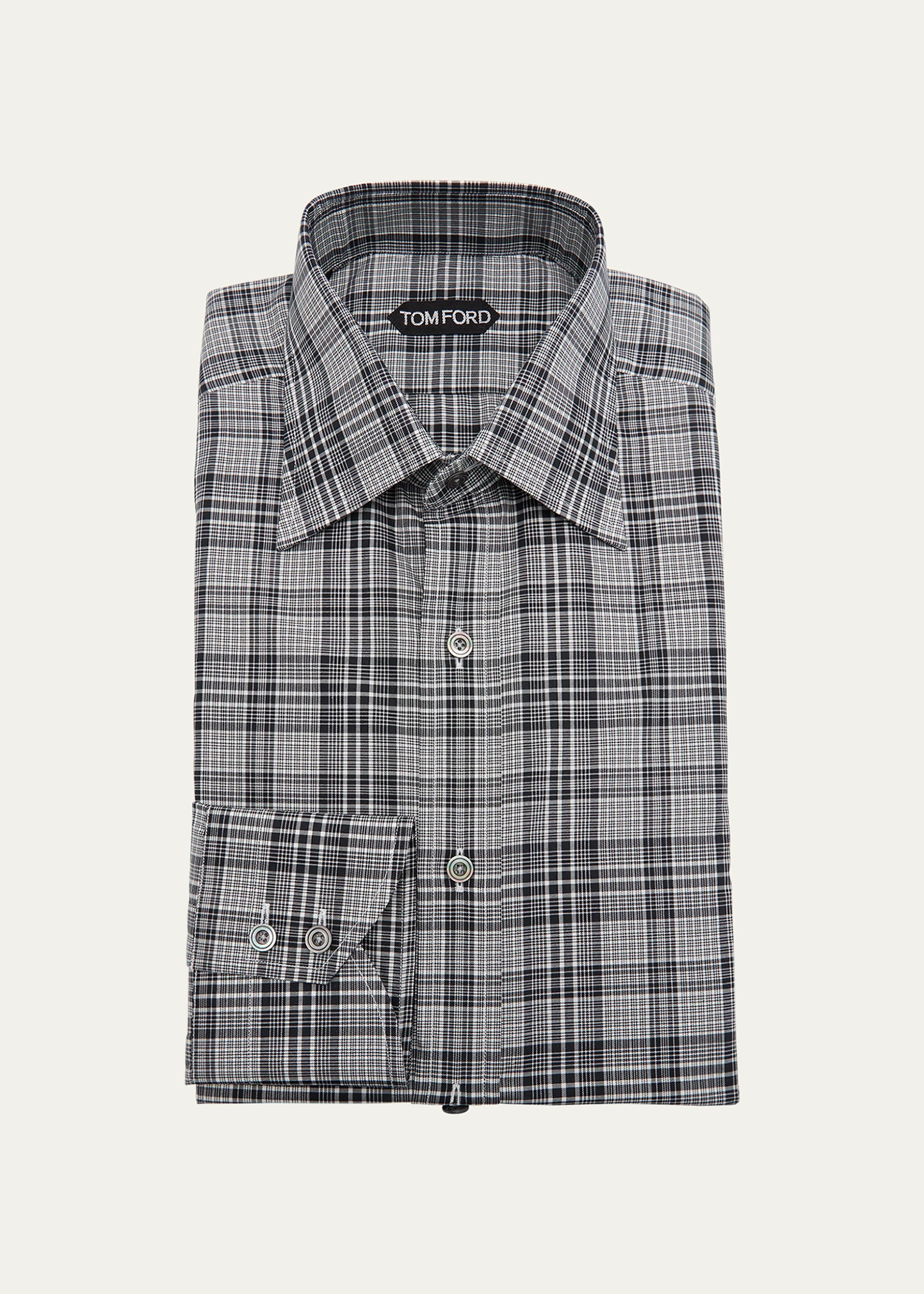 Men's Cotton Check Dress Shirt