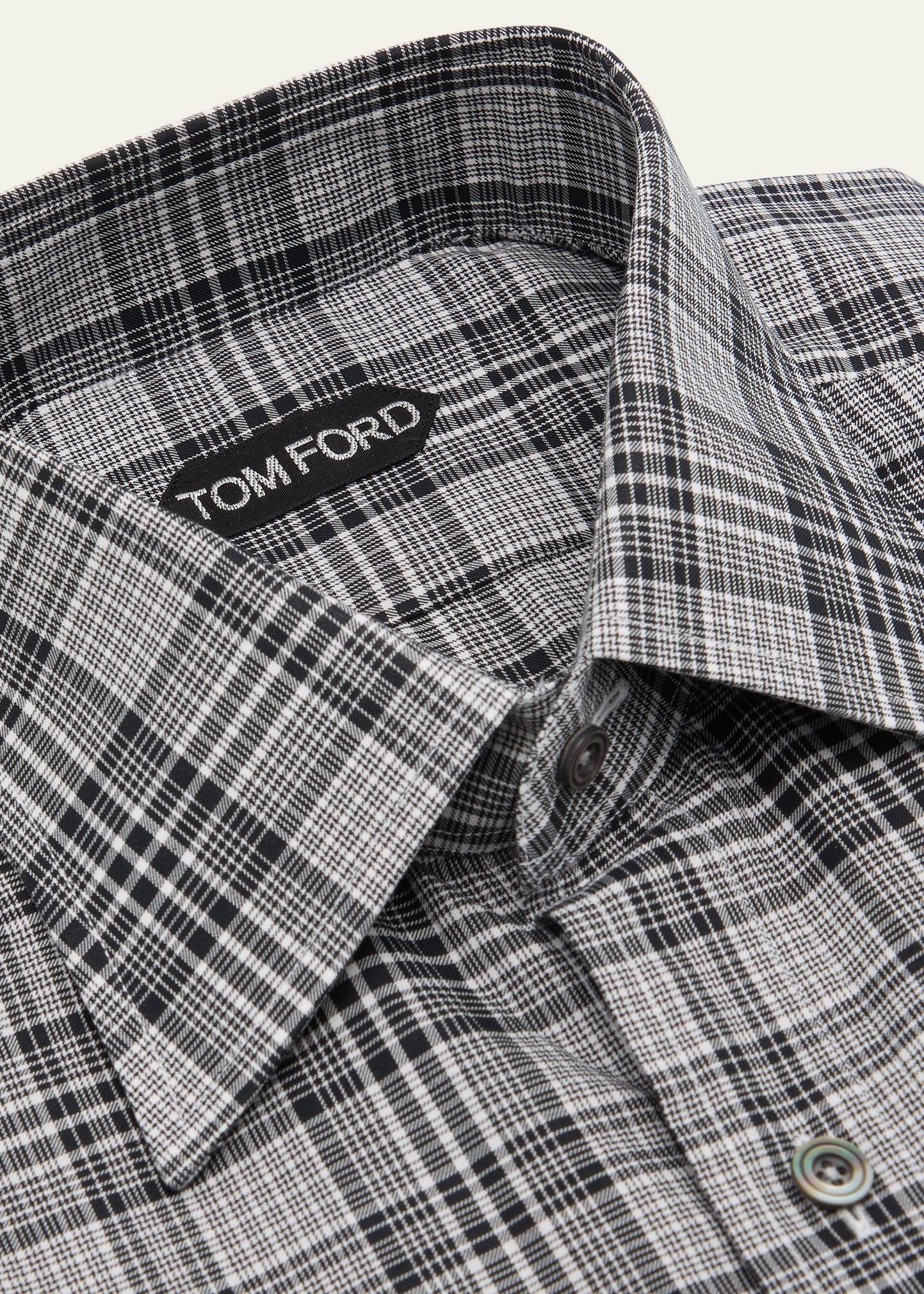 Men's Cotton Check Dress Shirt