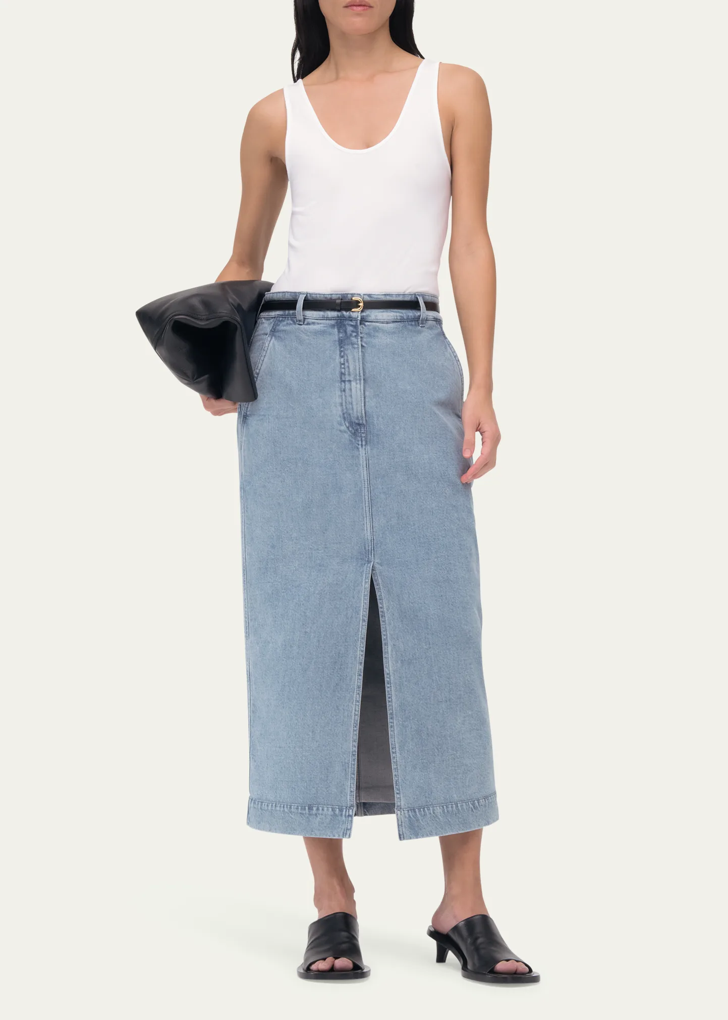 Denim Pencil Skirt 7 Denim Pencil Skirt