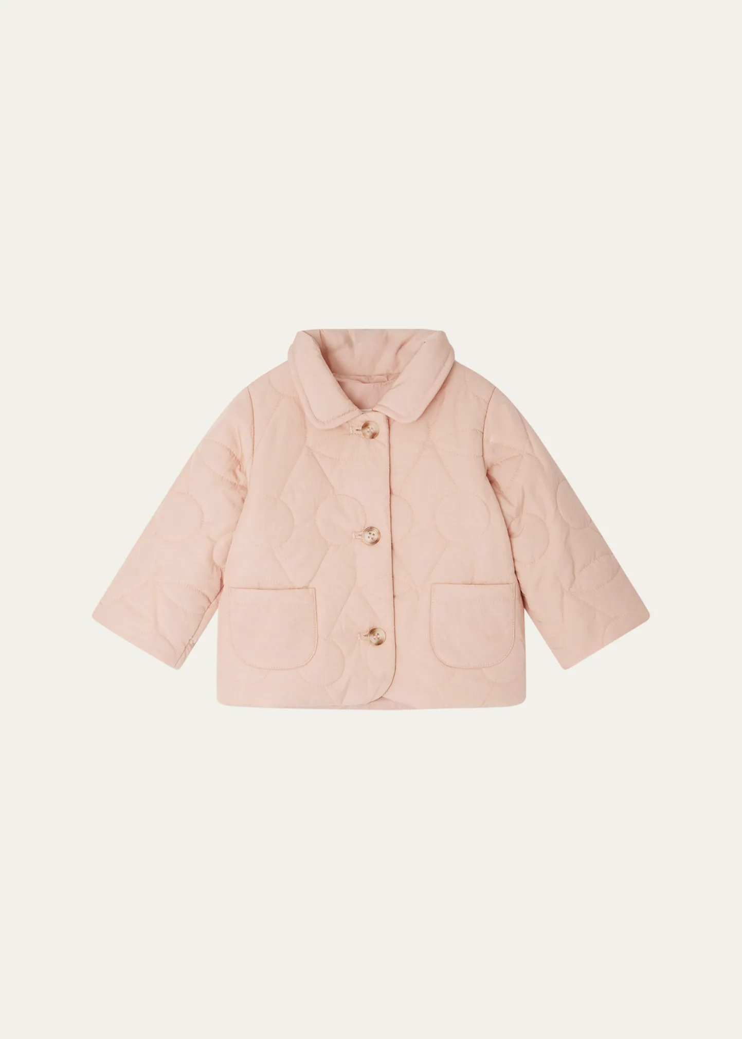 Girl's Juno Matelassé Jacket, Size 6M-3 4 Girl's Juno Matelassé Jacket, Size 6M-3