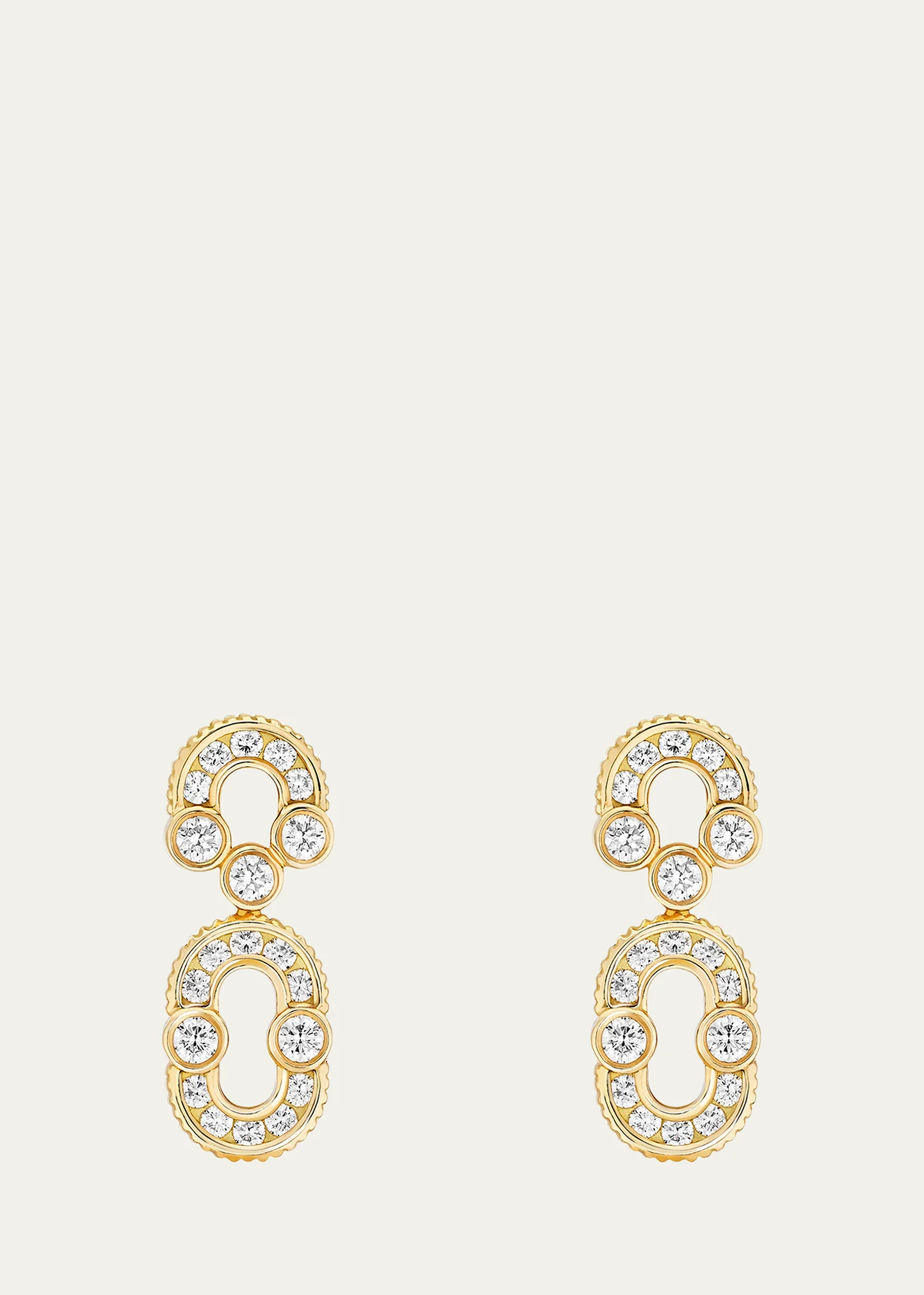18K Yellow Gold Magnetic Solo Diamond Earrings