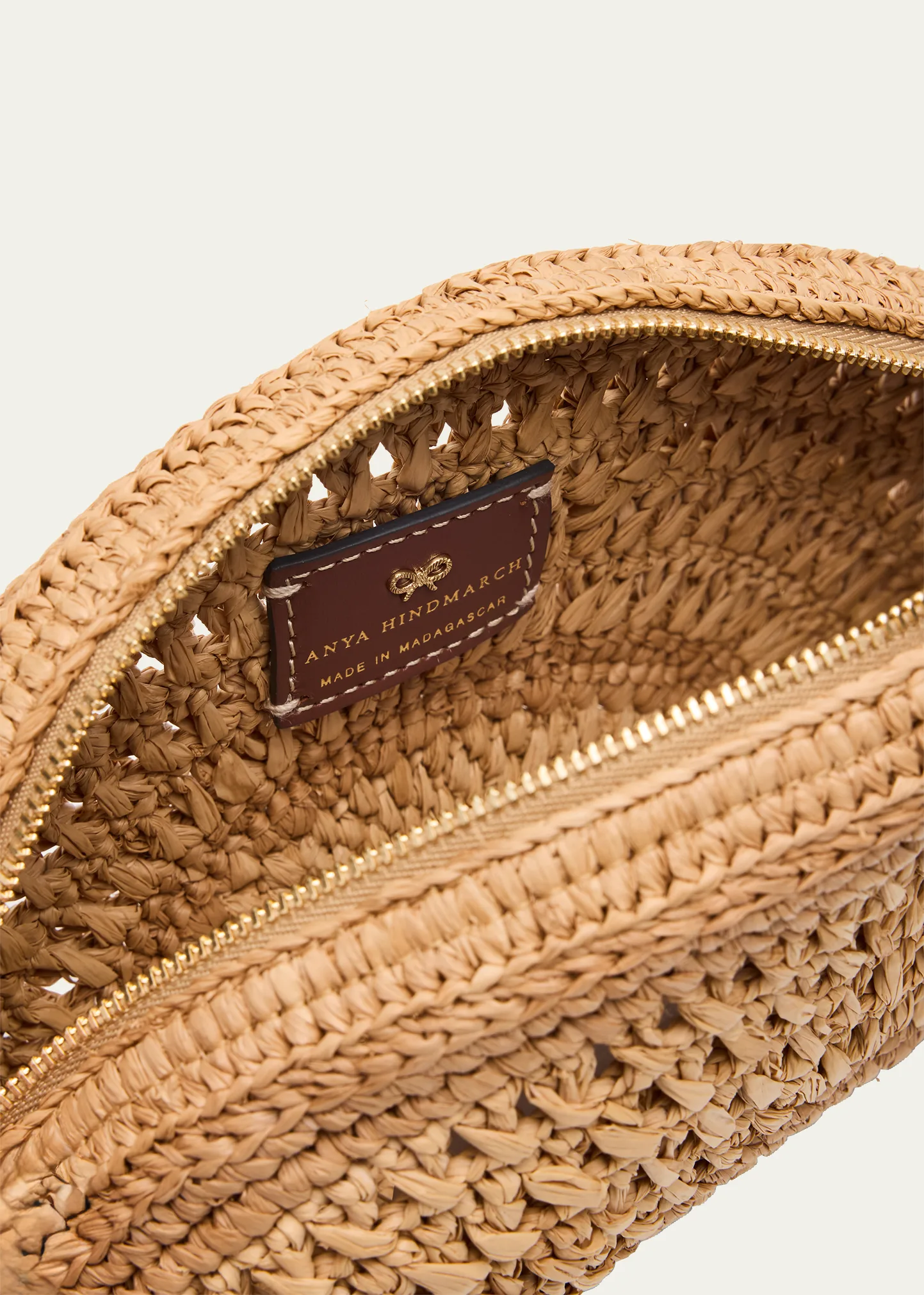 Half Moon Raffia Bow Clutch Bag 4 Half Moon Raffia Bow Clutch Bag
