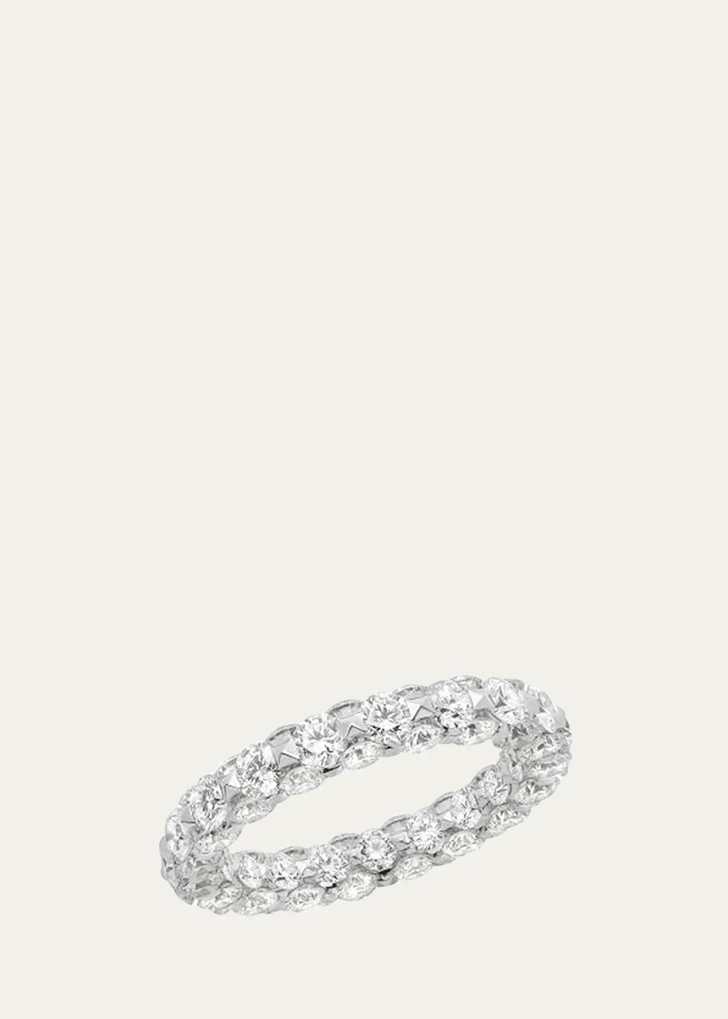 White Gold Eternity Ring with Diamonds