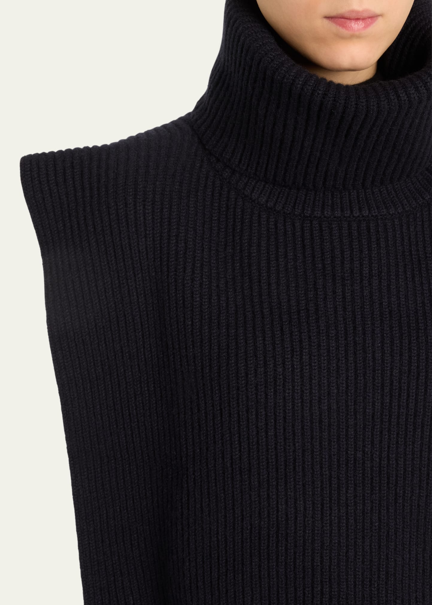 Eppie Cashmere Rib Turtleneck Collar 15 Eppie Cashmere Rib Turtleneck Collar