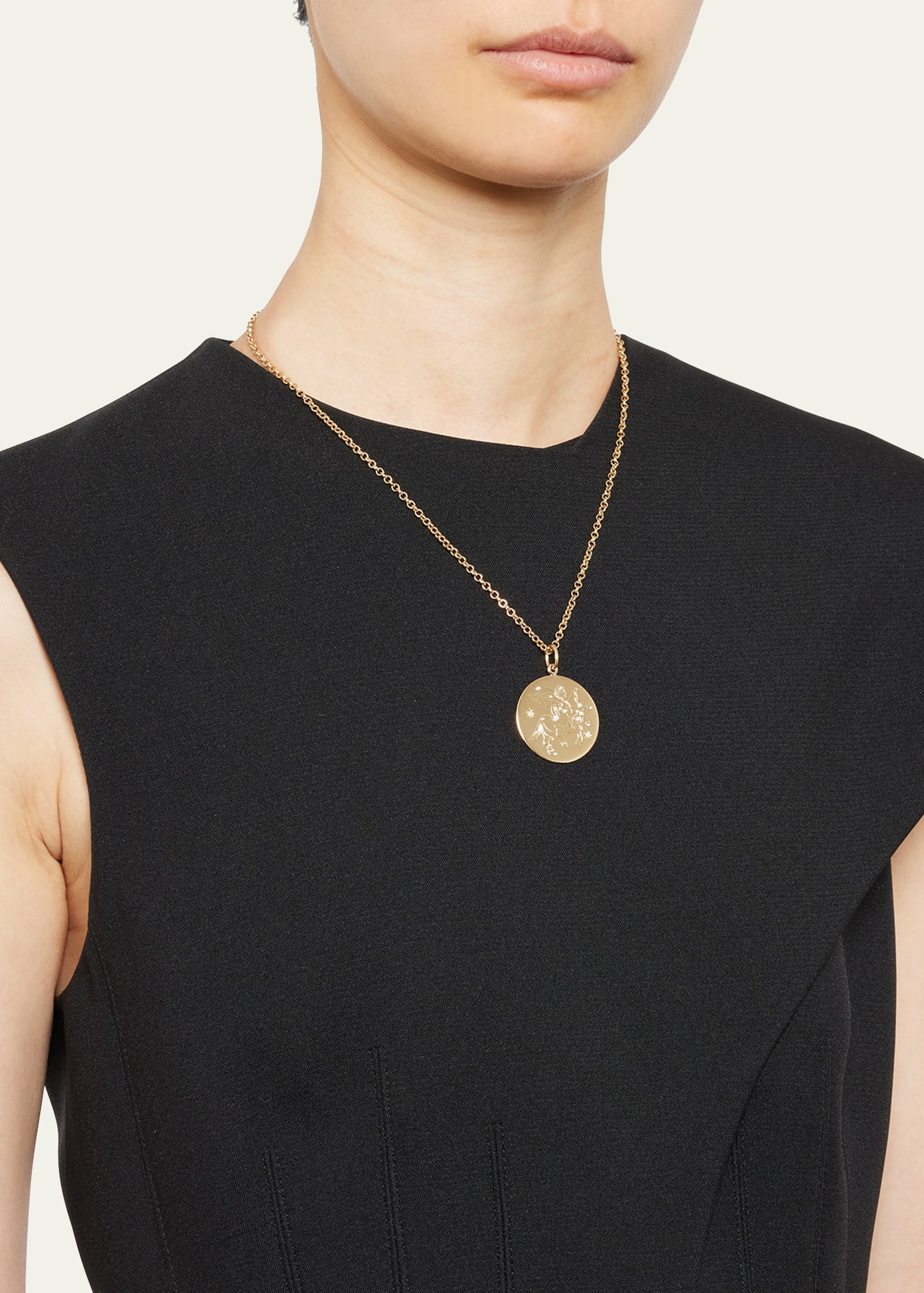 Zodiac Pendant Necklace, Sagittarius