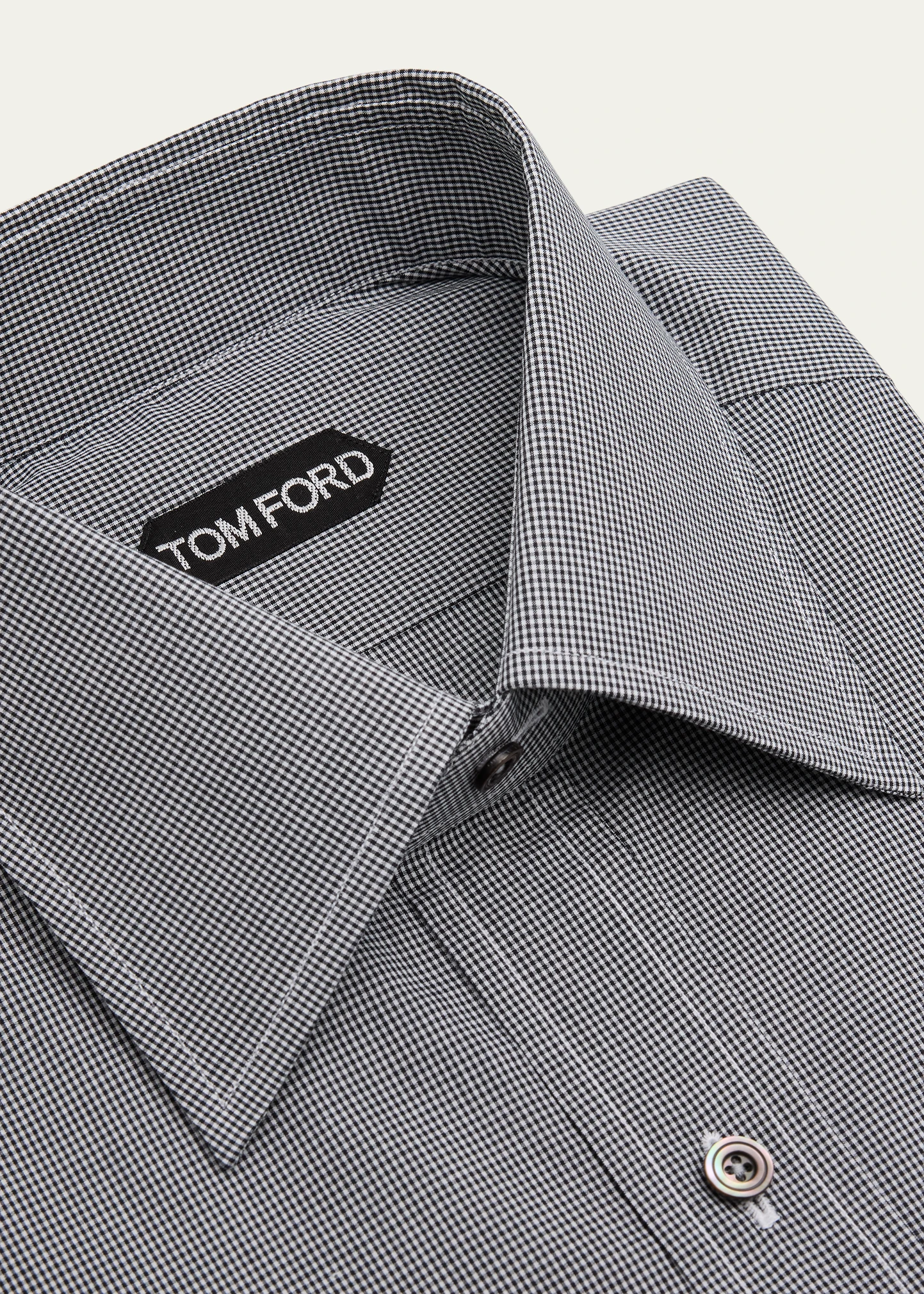Men's Micro-Gingham Classic Fit Dress Shirt