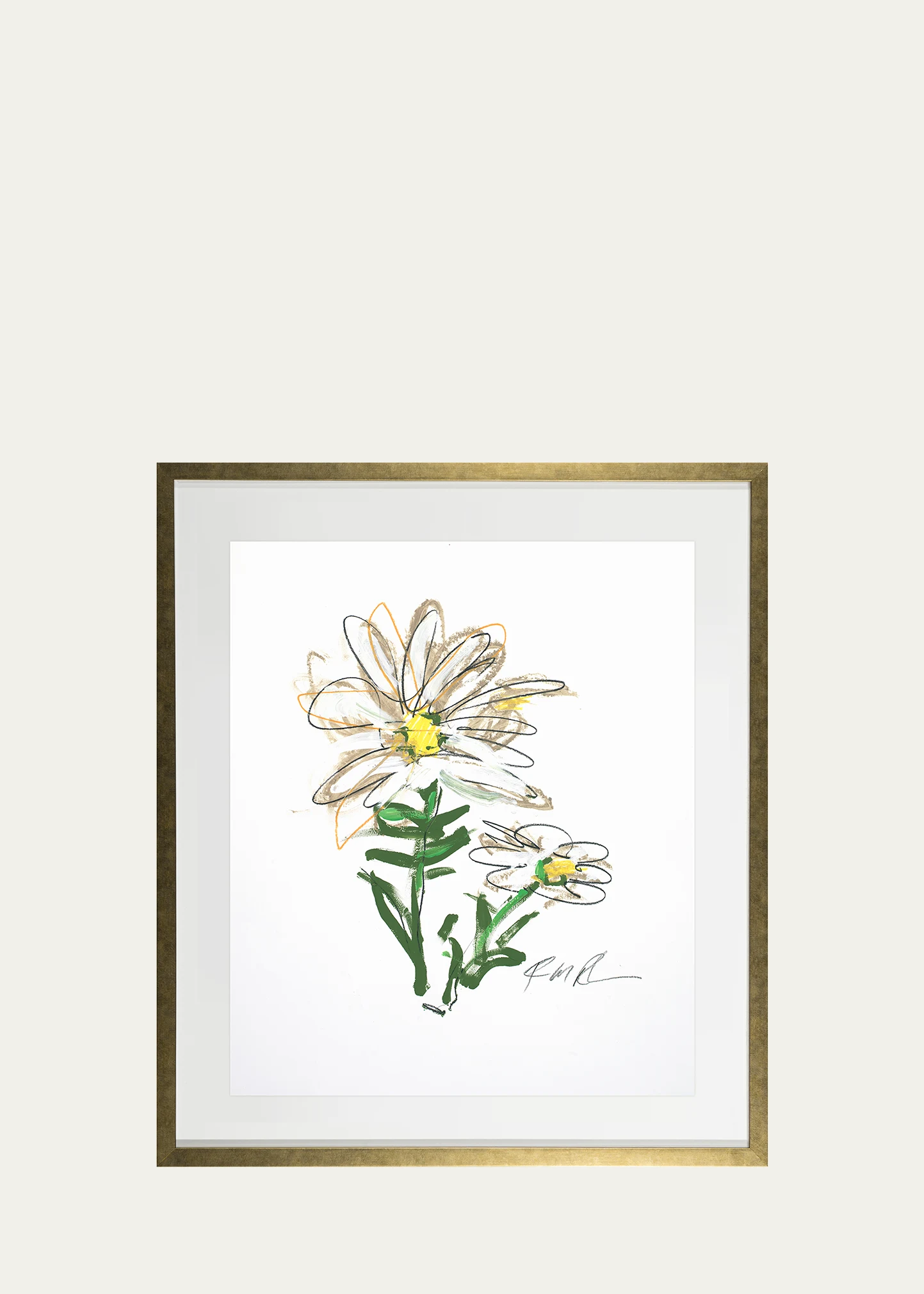 \"Yellow & White Daisy - Flower 5\" Giclee by Robert Robinson