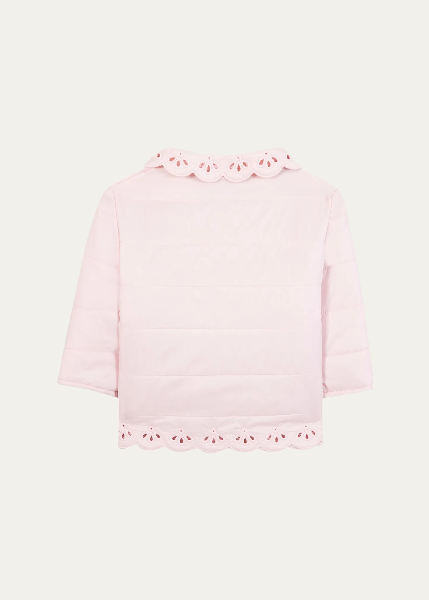 Girl's Quilted Openwork Jacket, Size 3M-3 5 Girl's Quilted Openwork Jacket, Size 3M-3