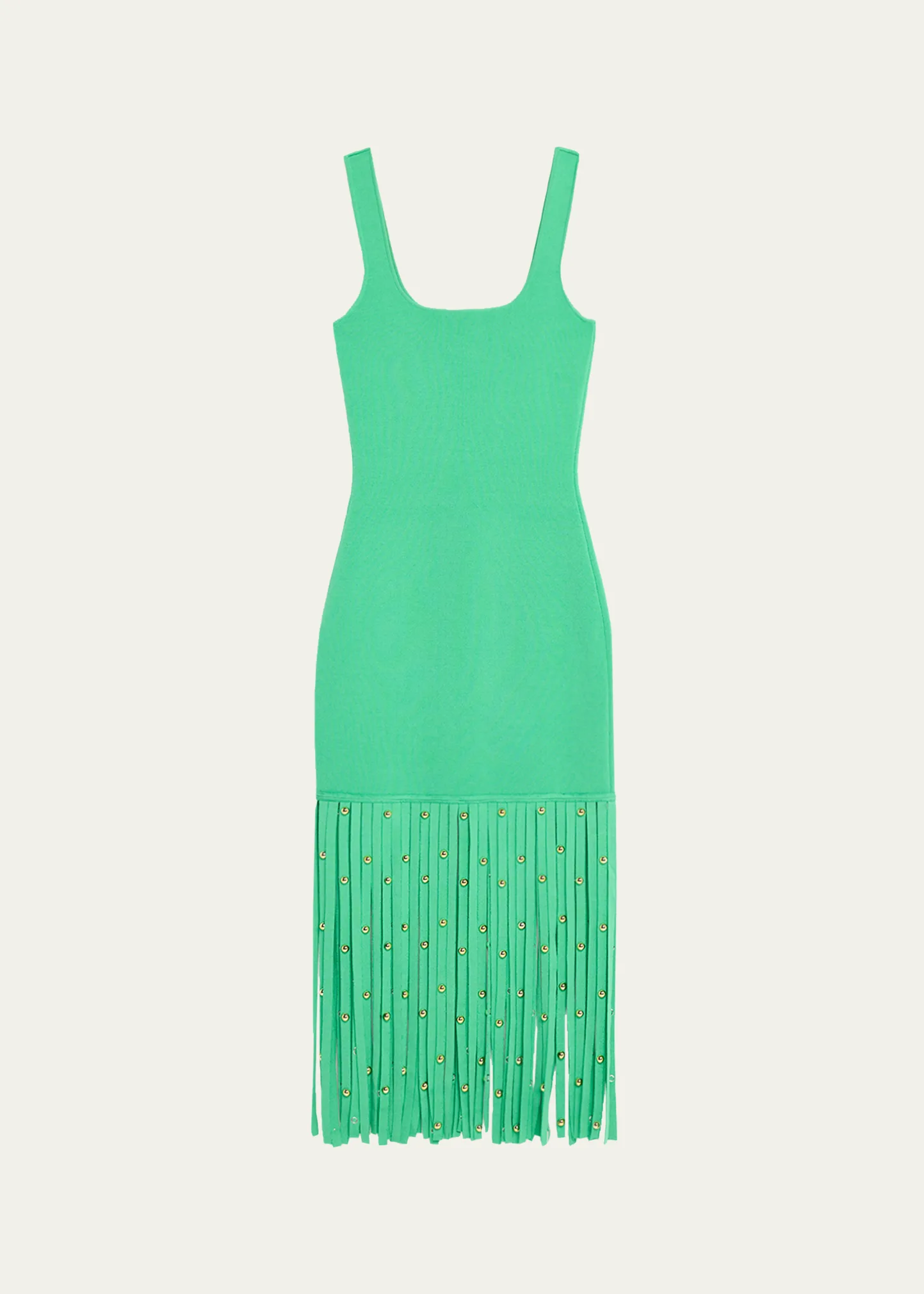 Romelia Fringe Knit Midi Dress