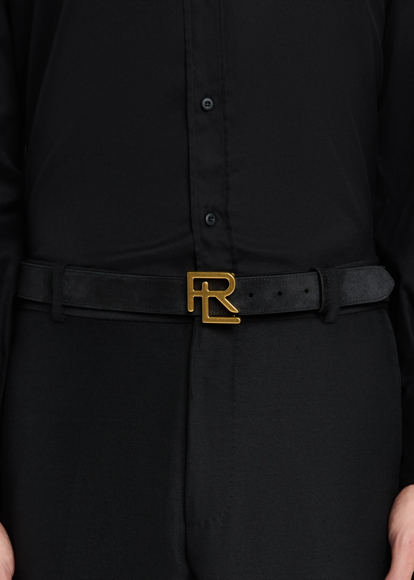 Men's Woven Leather Belt 2 Men's Woven Leather Belt