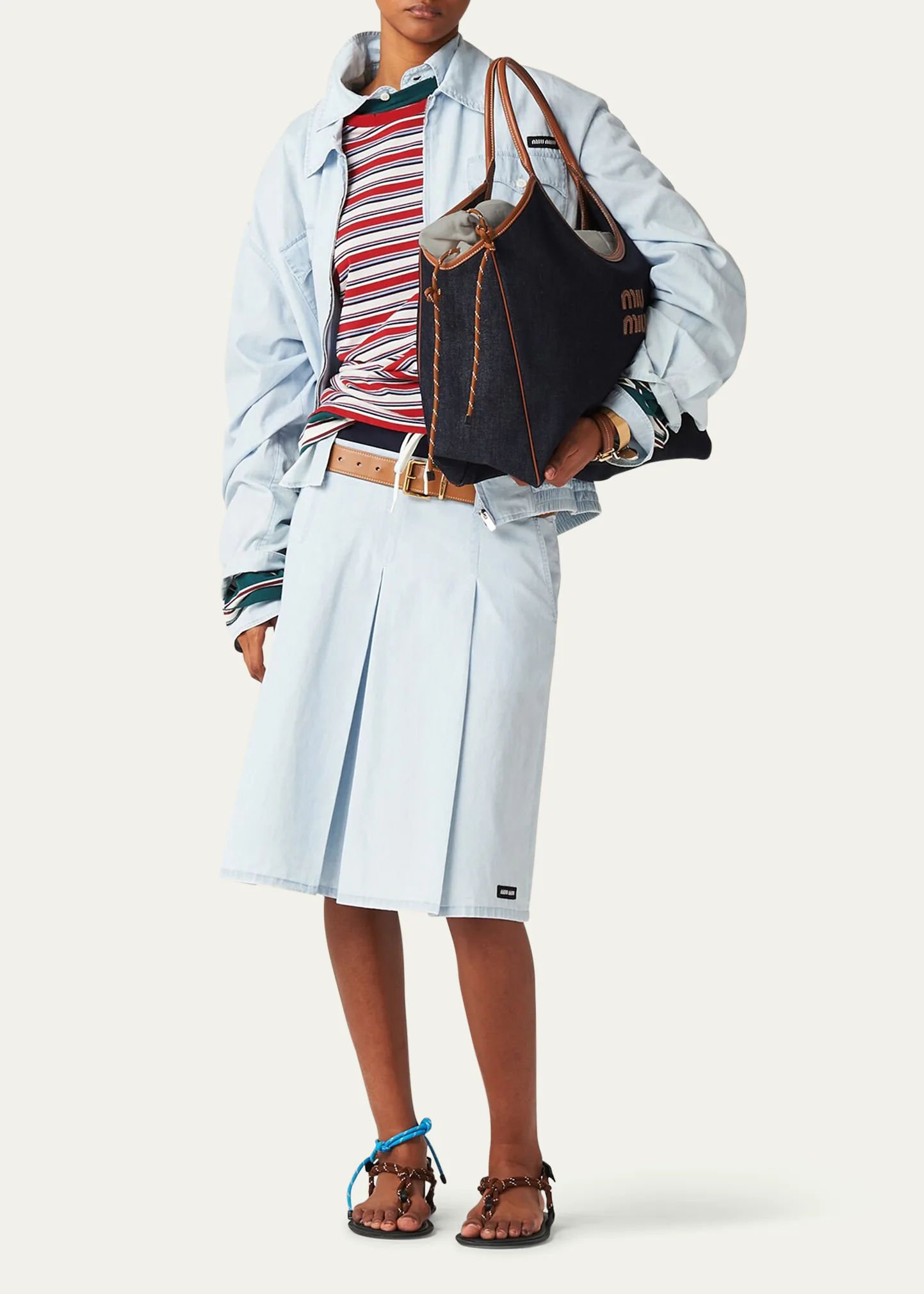 Chambray Bomber Jacket