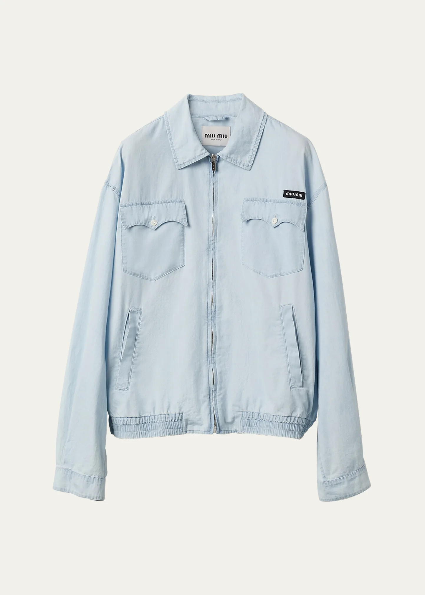 Chambray Bomber Jacket