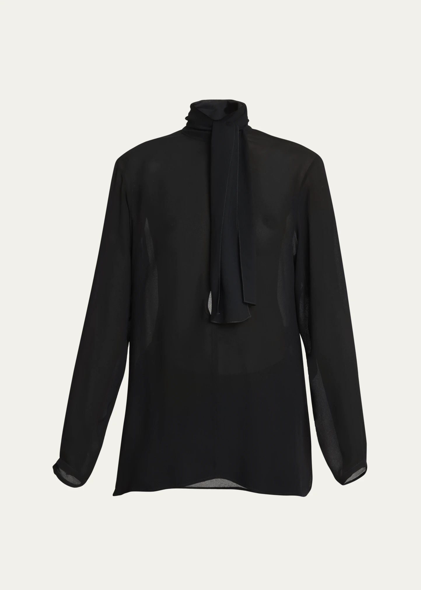 Georgette Scarf Blouse