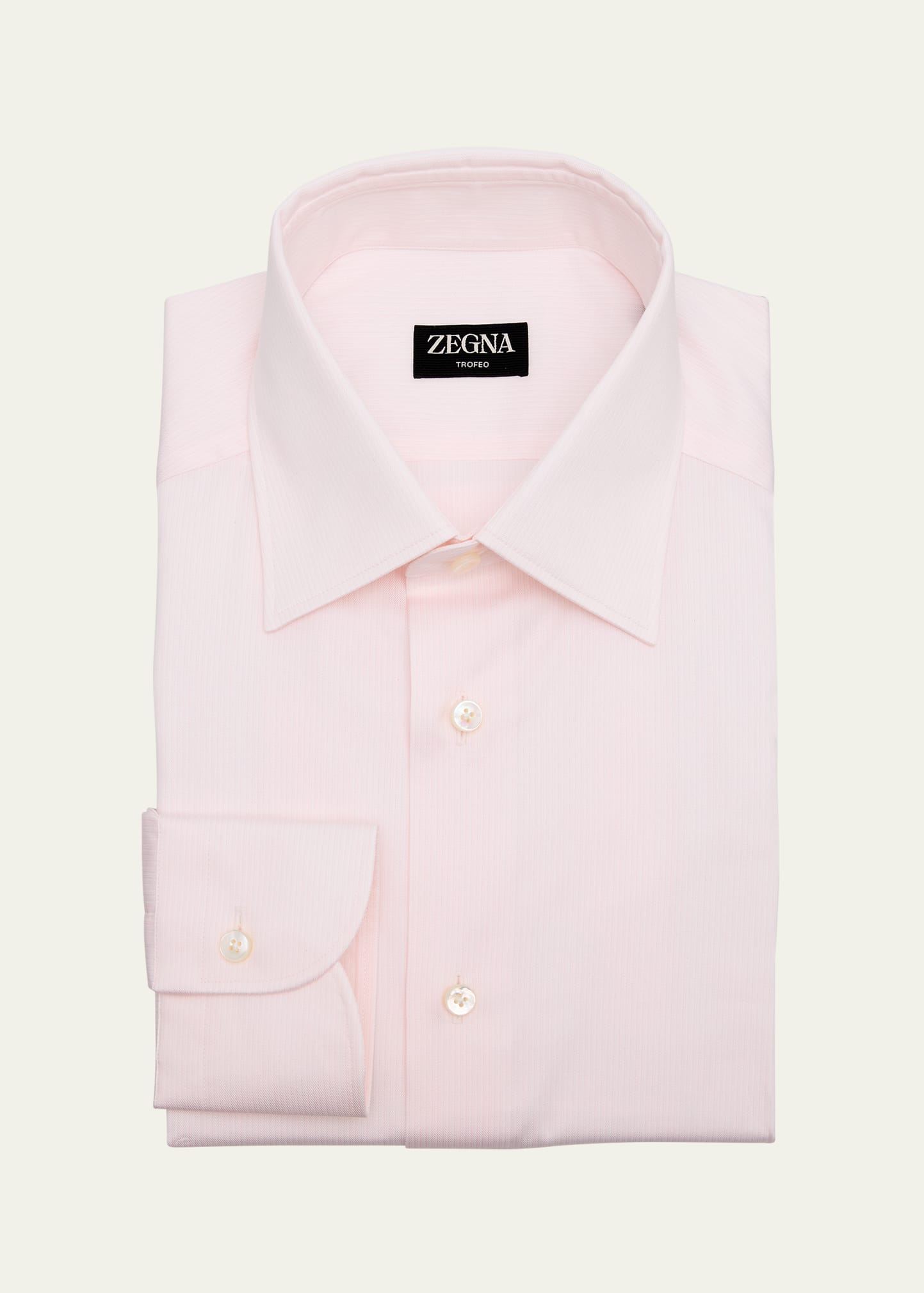 Men's Trofeo Cotton Tonal Stripe Dress Shirt