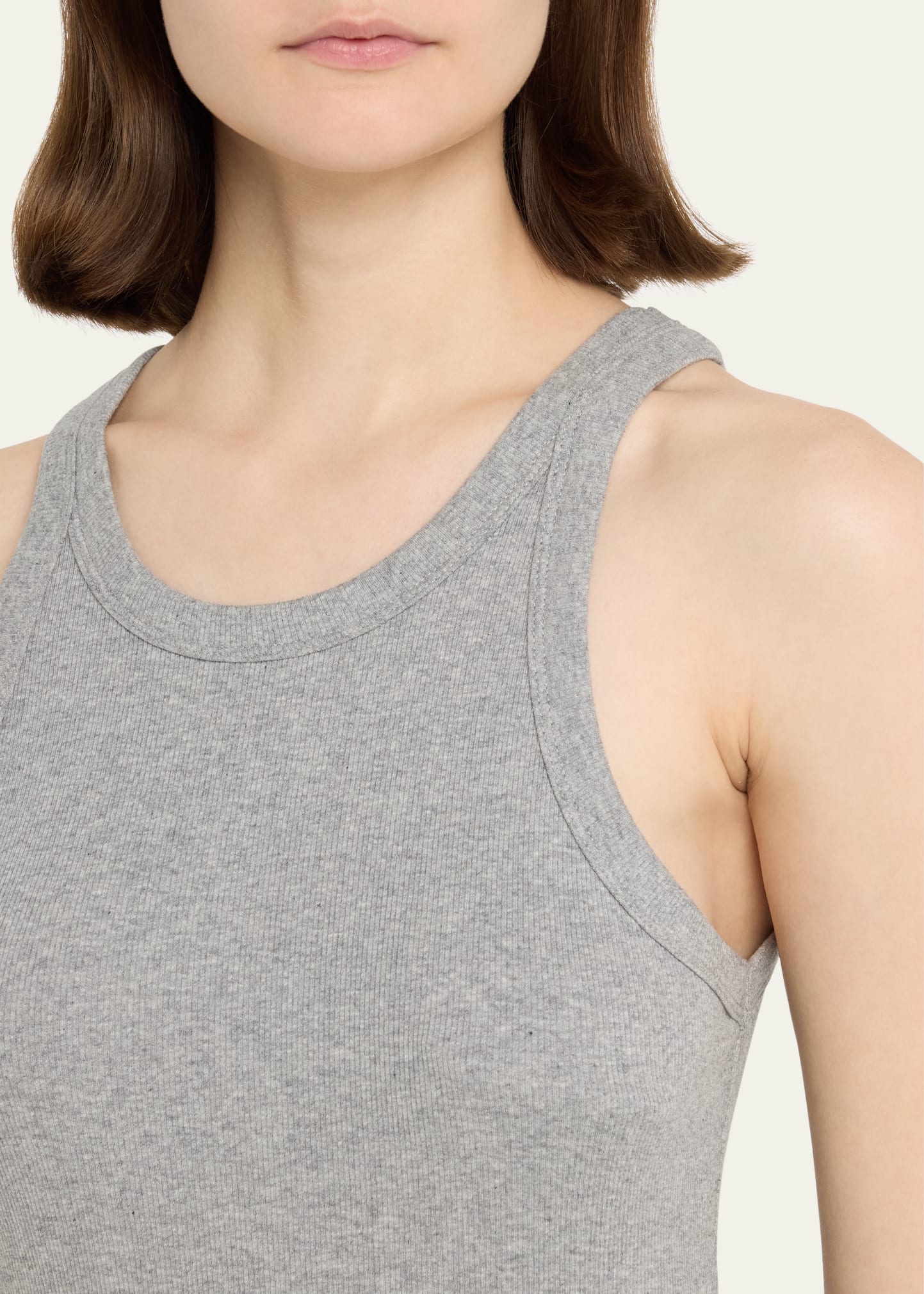 Curved Rib Knit Tank Dress 12 Curved Rib Knit Tank Dress