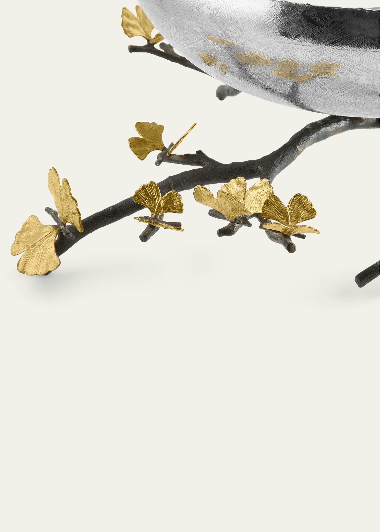 Butterfly Ginkgo Large Centerpiece Bowl 3 Butterfly Ginkgo Large Centerpiece Bowl