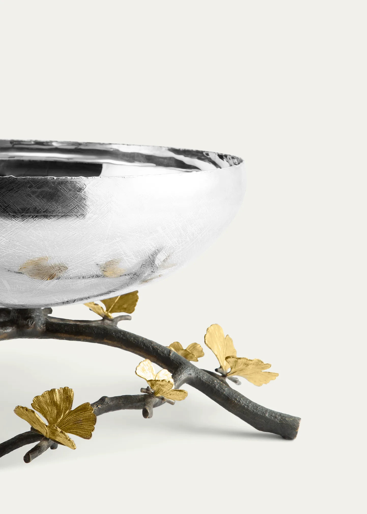 Butterfly Ginkgo Large Centerpiece Bowl 9 Butterfly Ginkgo Large Centerpiece Bowl