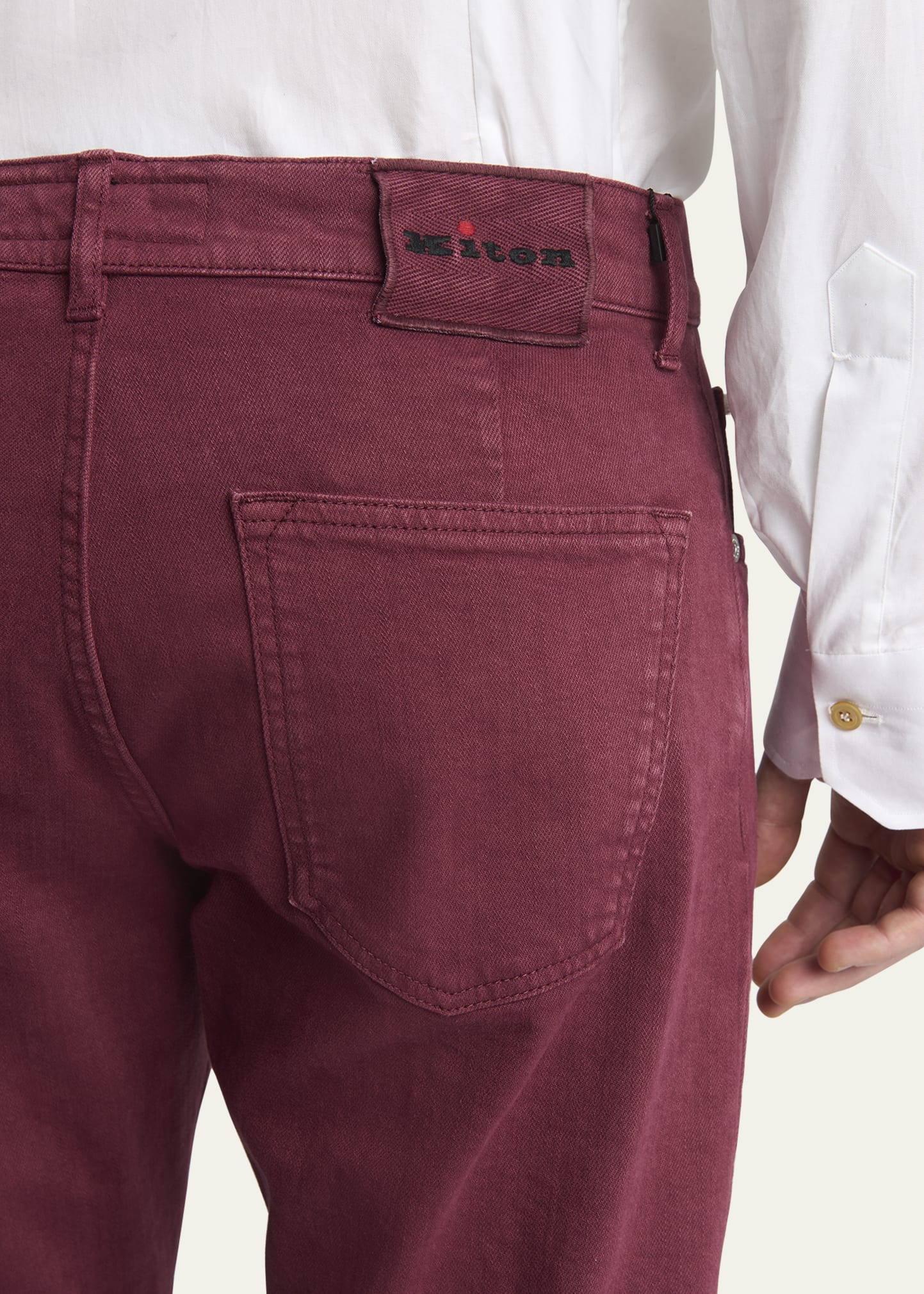 Men's Cotton Stretch Slim Five-Pocket Pants