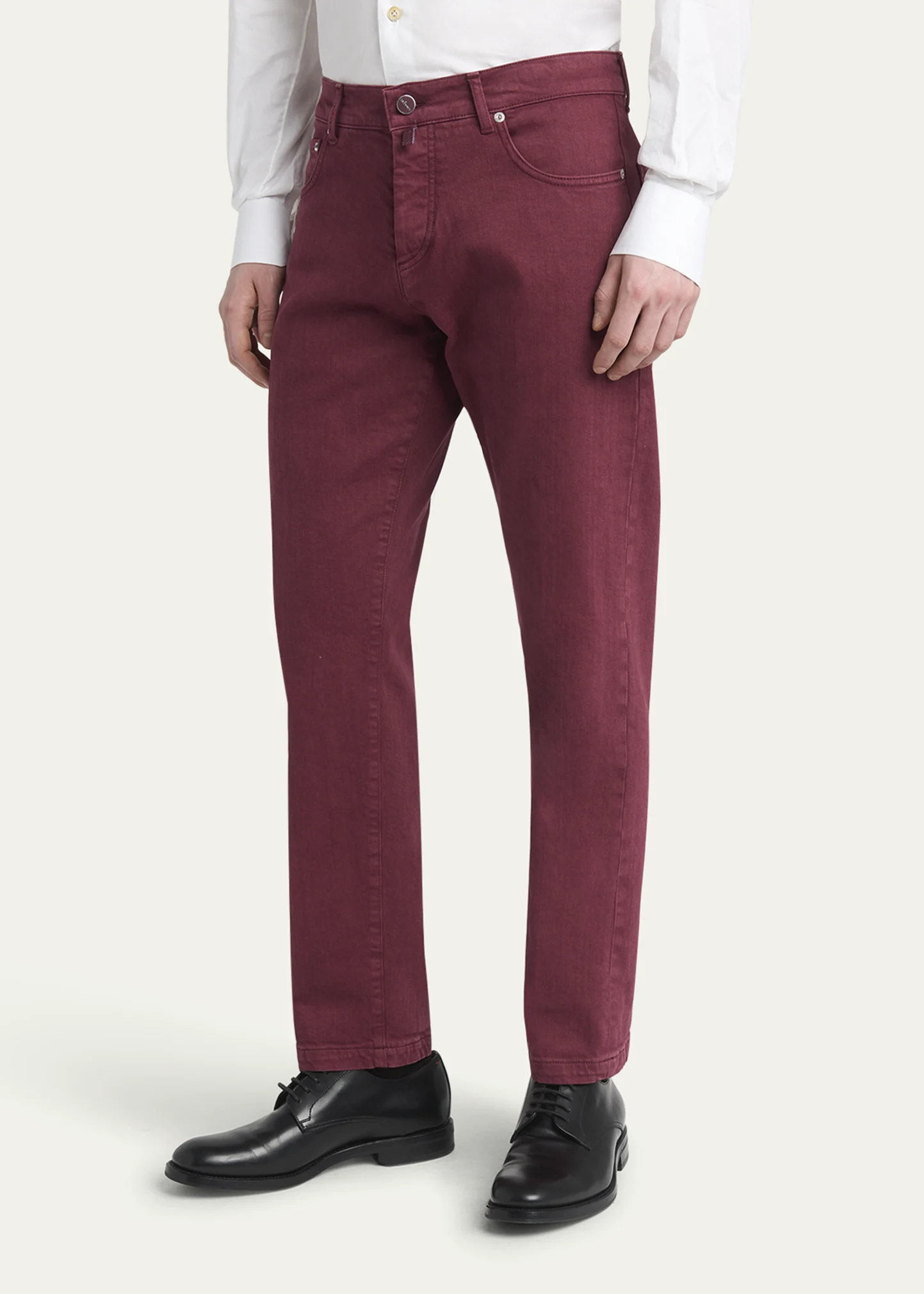 Men's Cotton Stretch Slim Five-Pocket Pants