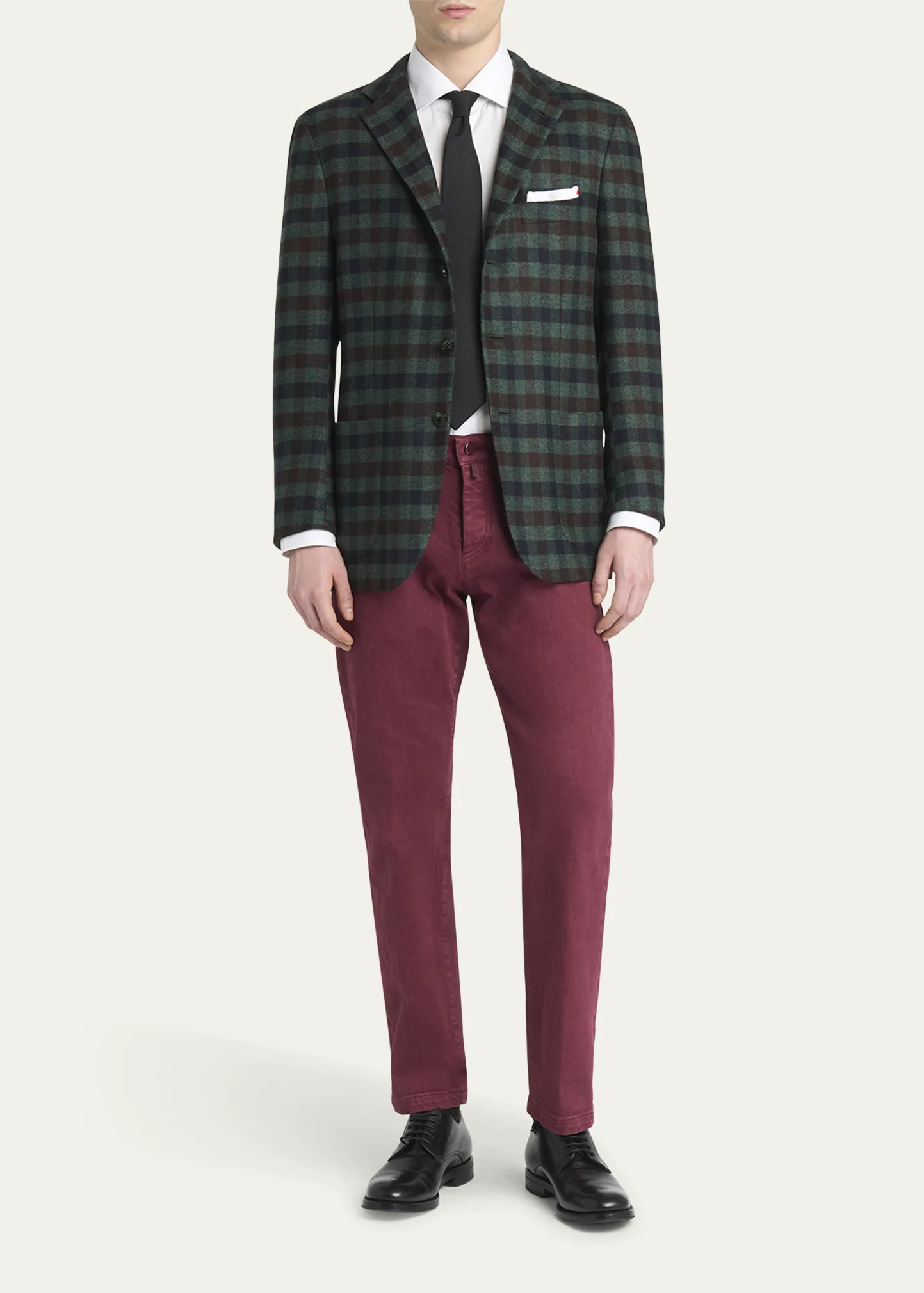 Men's Cotton Stretch Slim Five-Pocket Pants