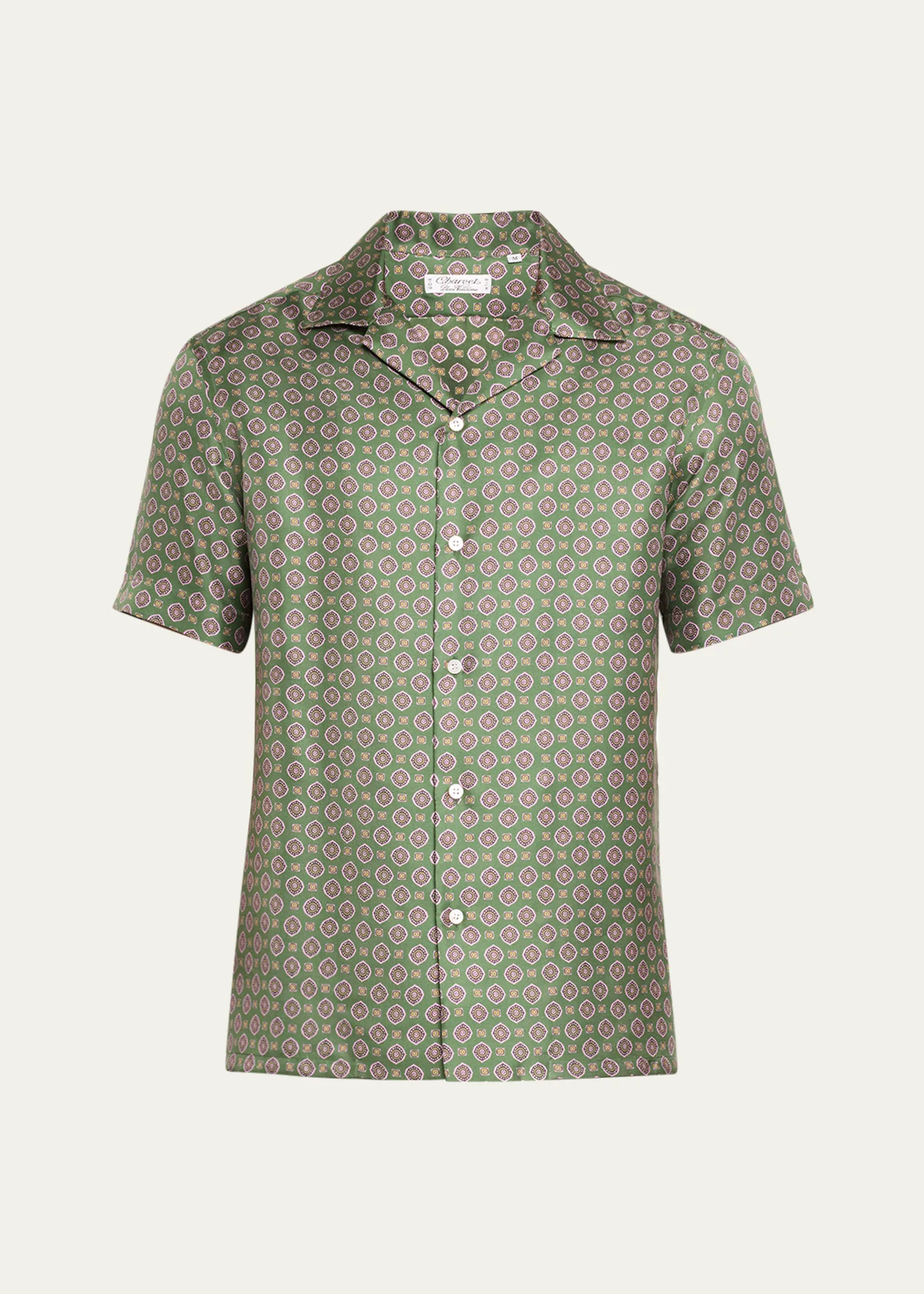Men's Silk Floral Camp Shirt 1 Men's Silk Floral Camp Shirt