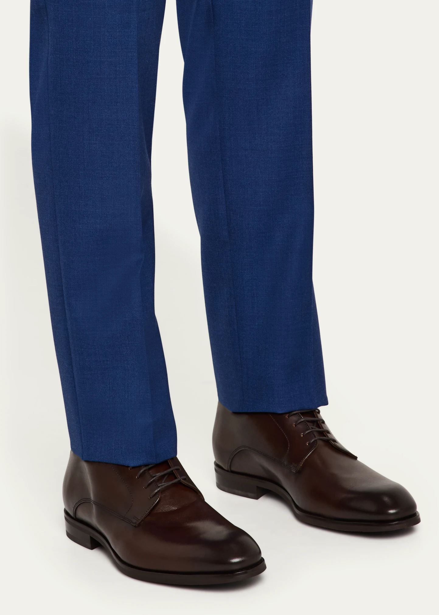 Men's Calf Leather Derby Shoes
