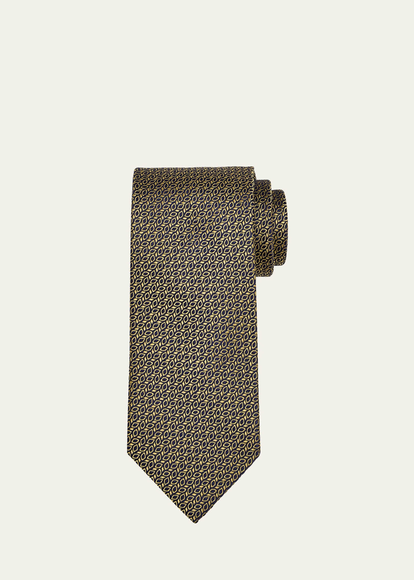 Men's Vine Woven Silk Tie 3 Men's Vine Woven Silk Tie
