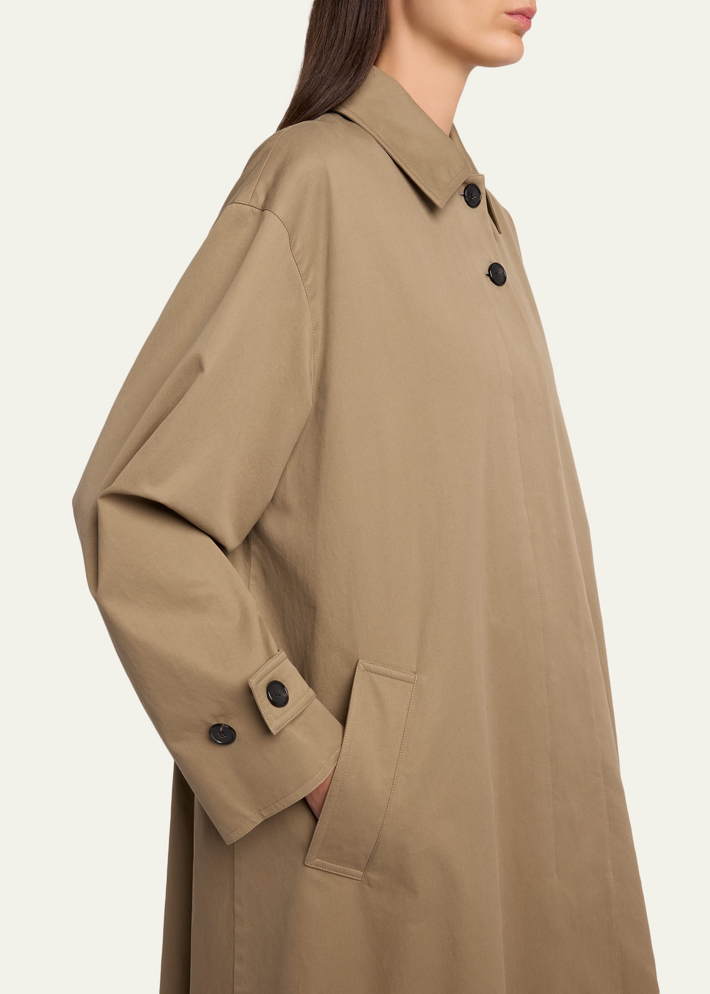 Lolana Single-Breasted Long Trench Coat 5 Lolana Single-Breasted Long Trench Coat