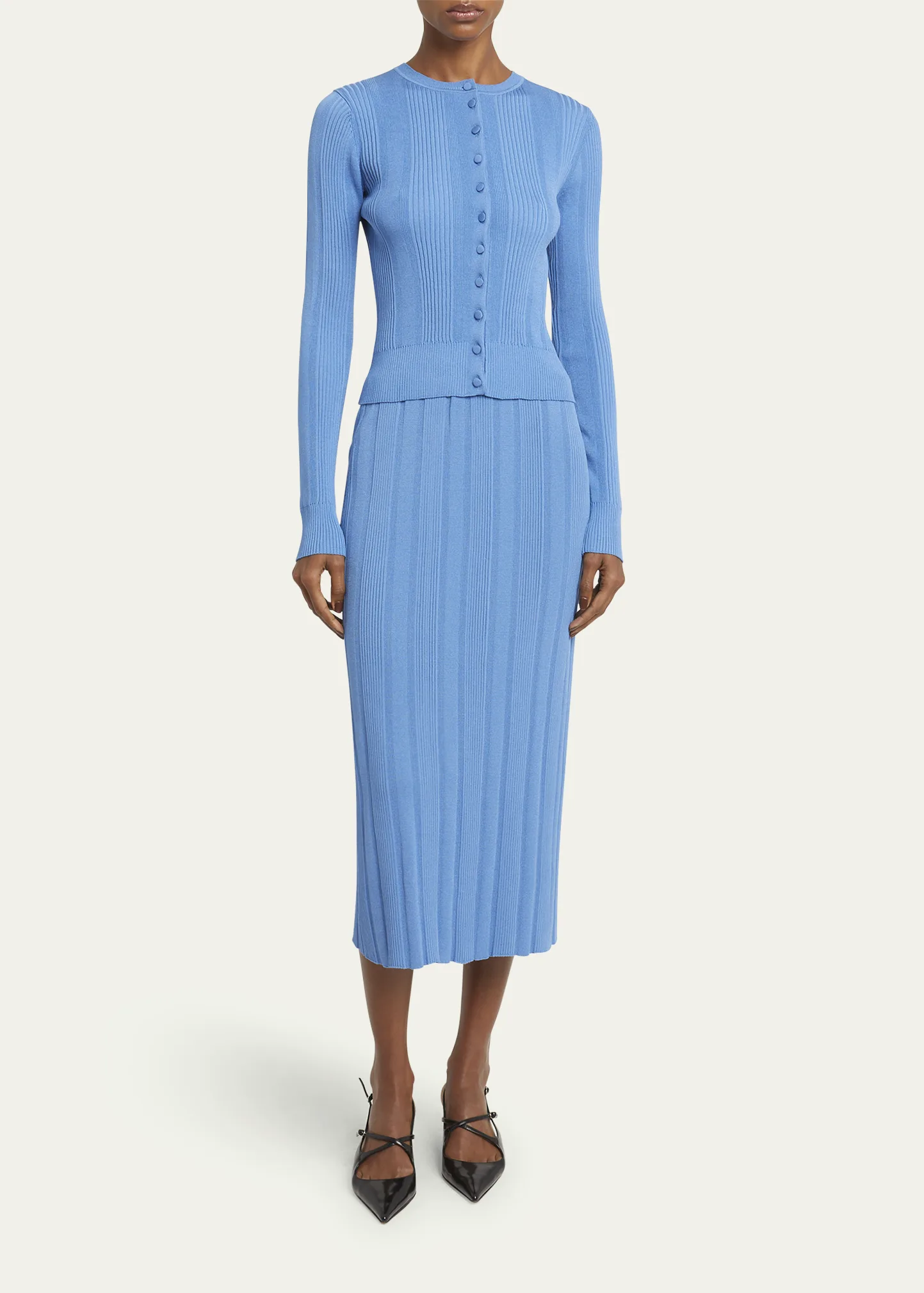 Ryanne Column Rib Skirt