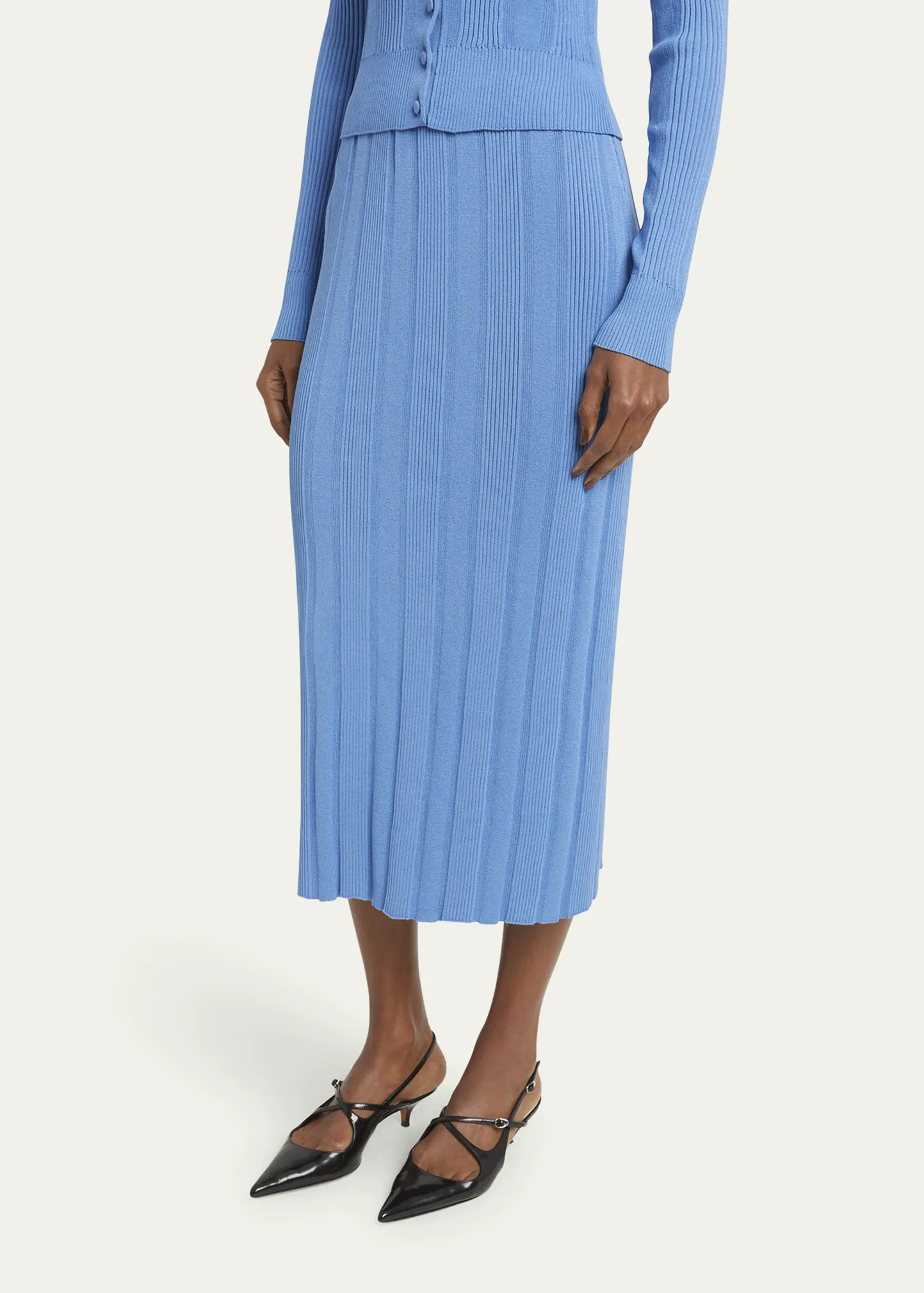Ryanne Column Rib Skirt