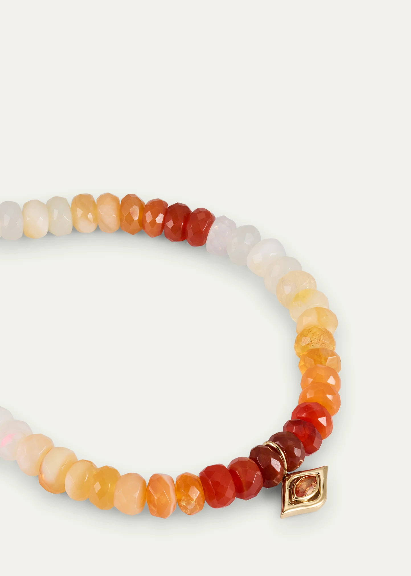 Marquis Evil Eye Charm Bead Bracelet