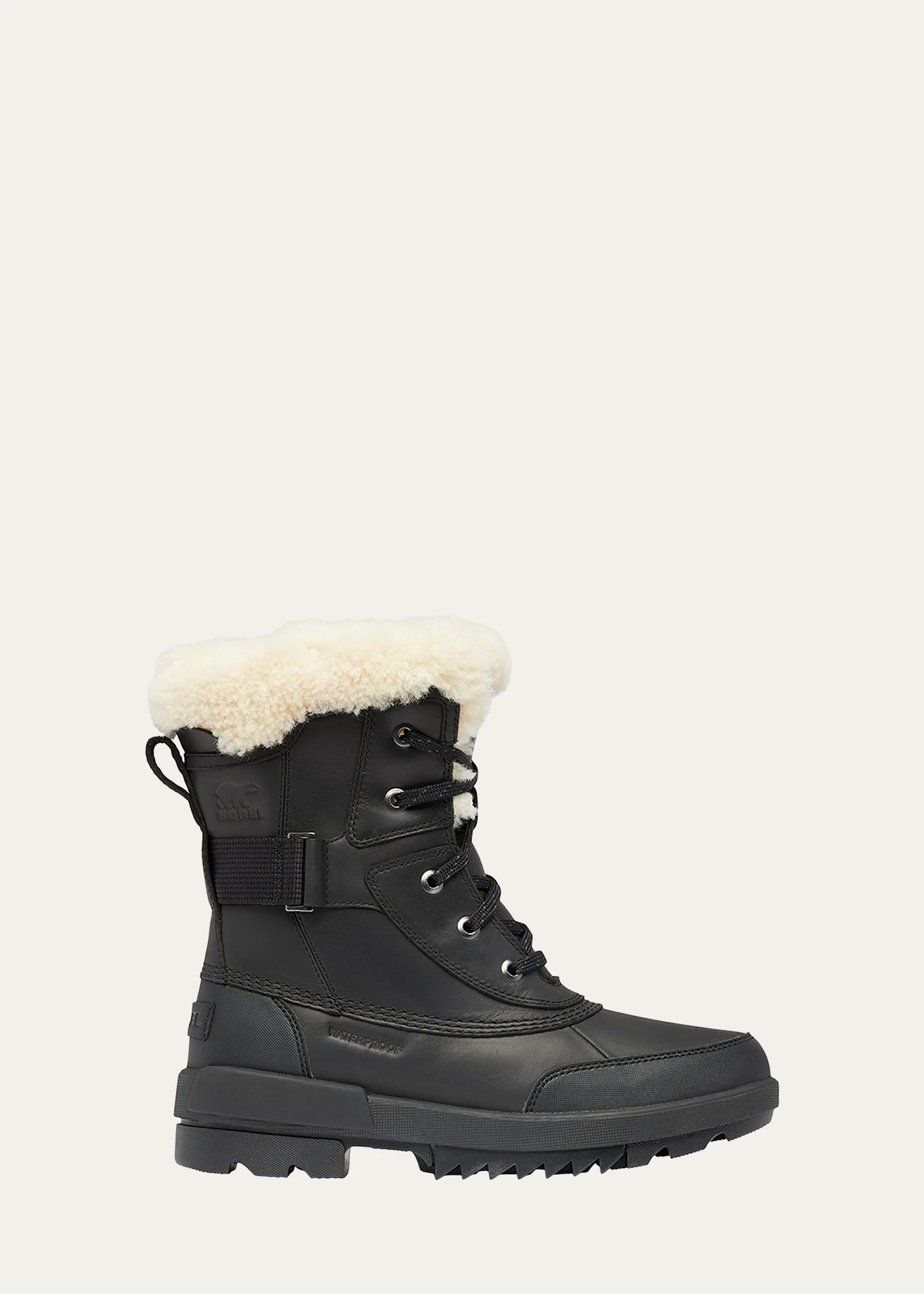 Tivoli Leather Shearling Snow Booties