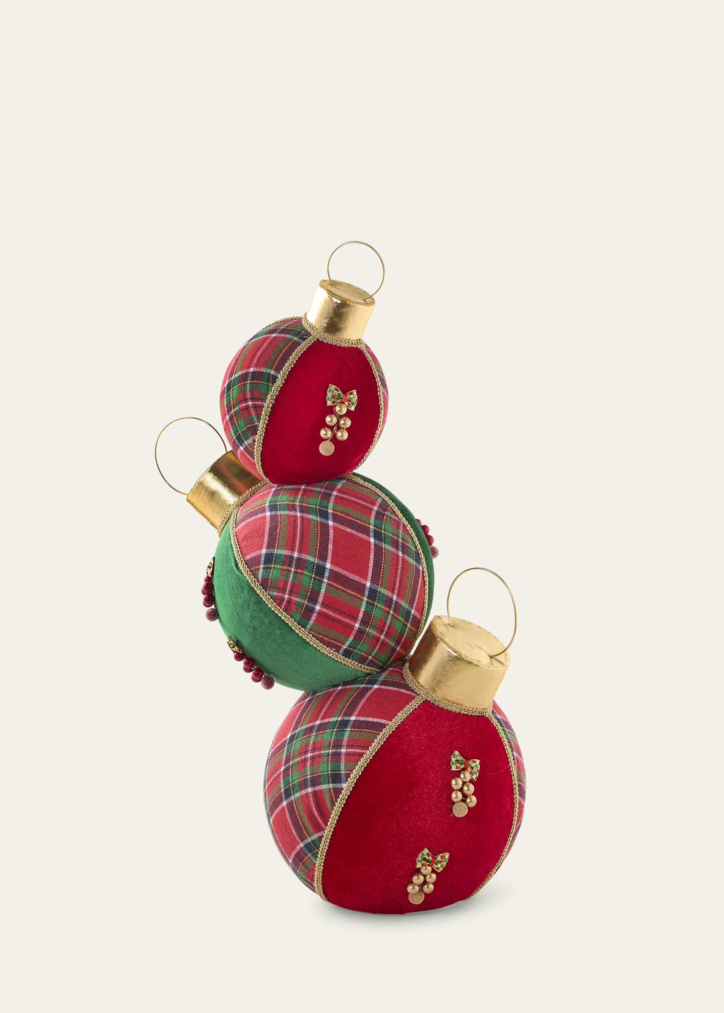 Trio Ornament Tabletop Christmas Decoration