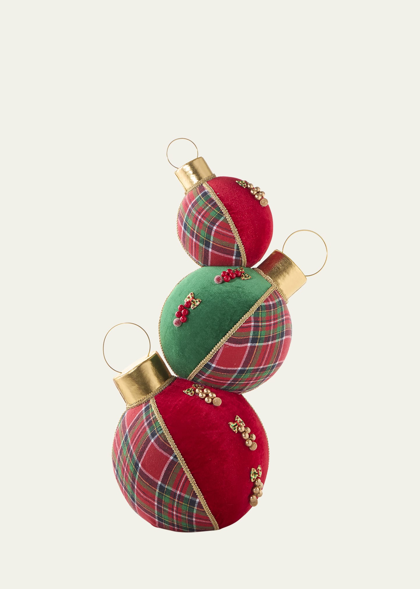 Trio Ornament Tabletop Christmas Decoration