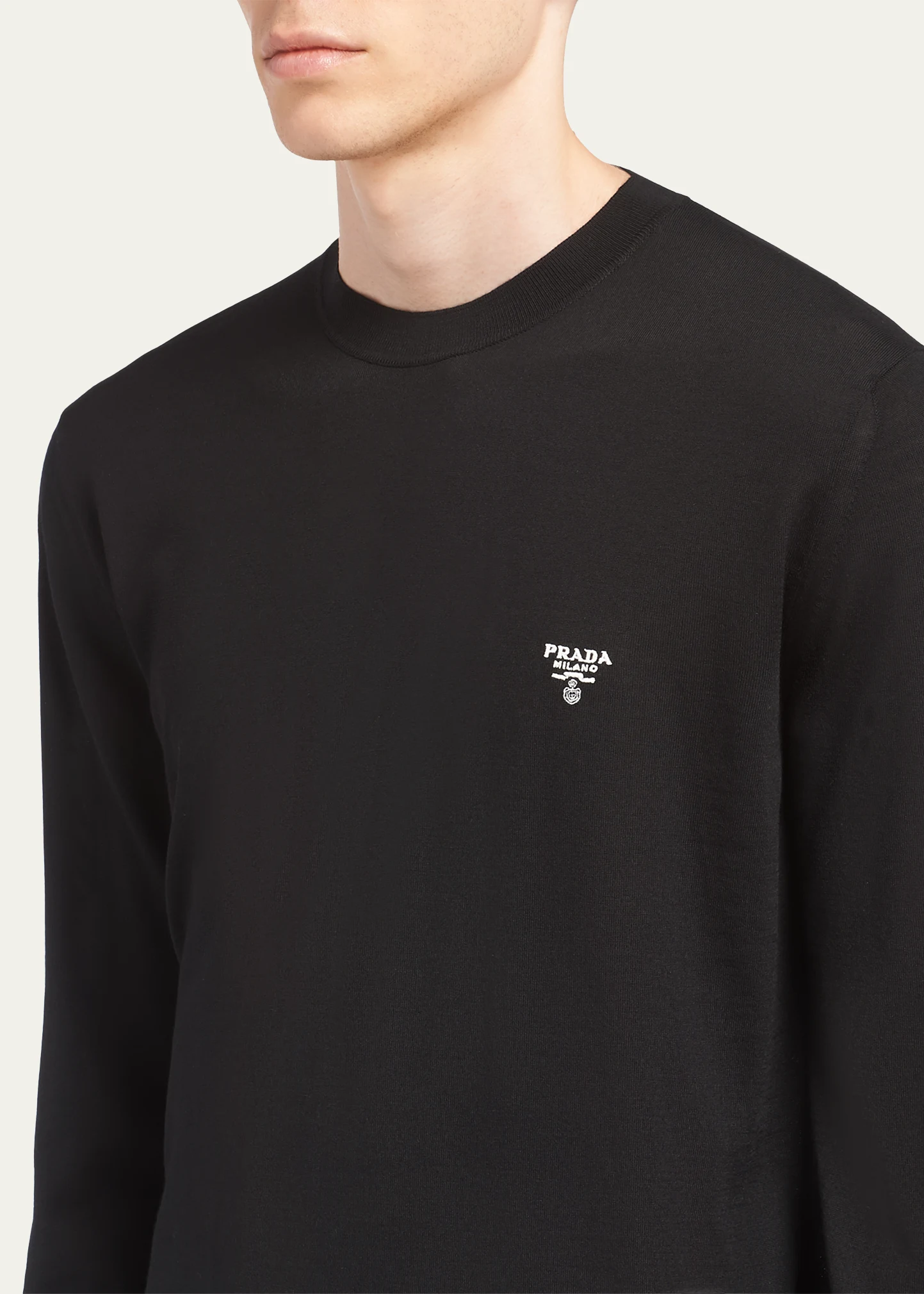 Men's Superfine Wool Crew Sweater