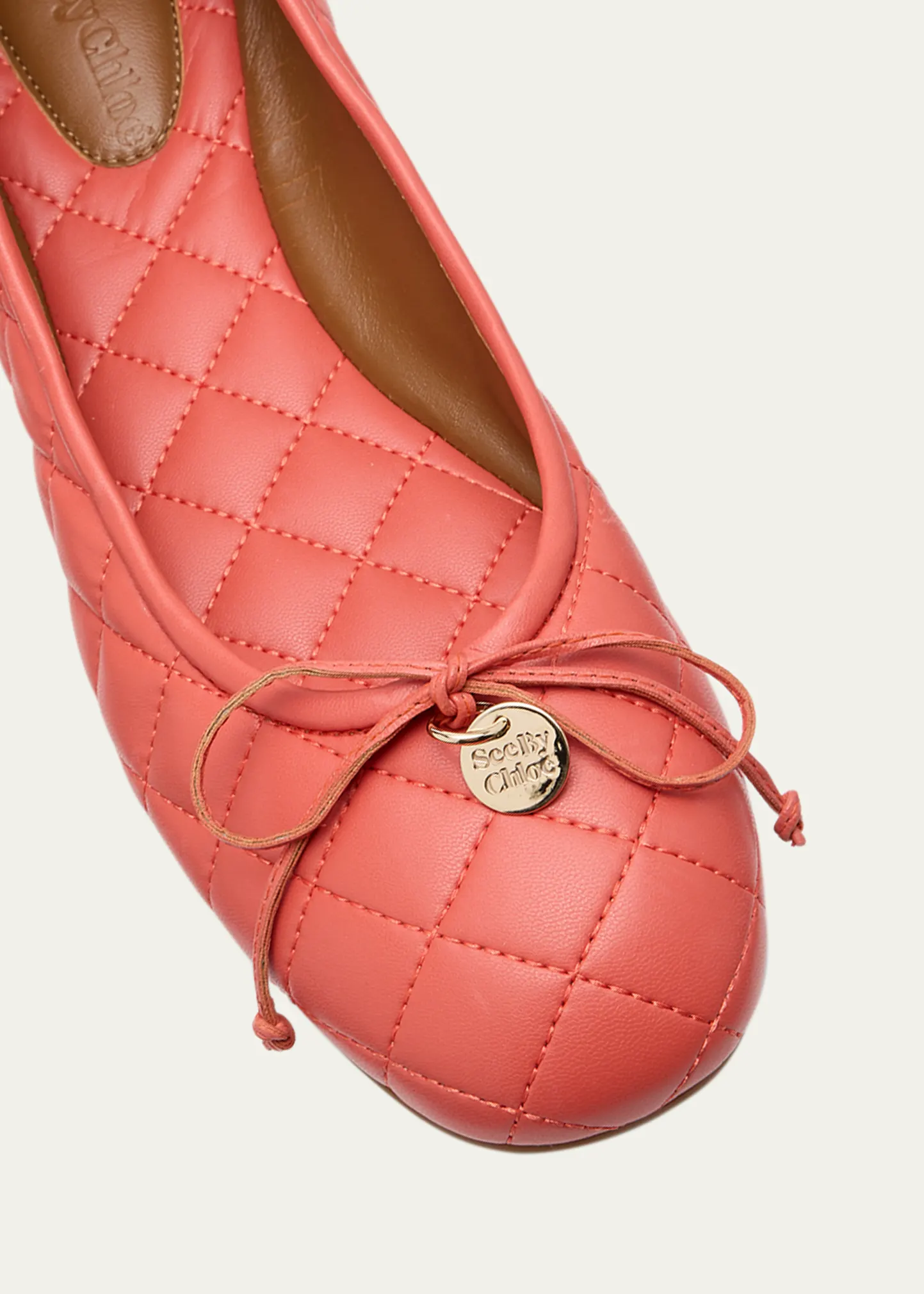 Jodie Quilted Bow Ballerina Flats