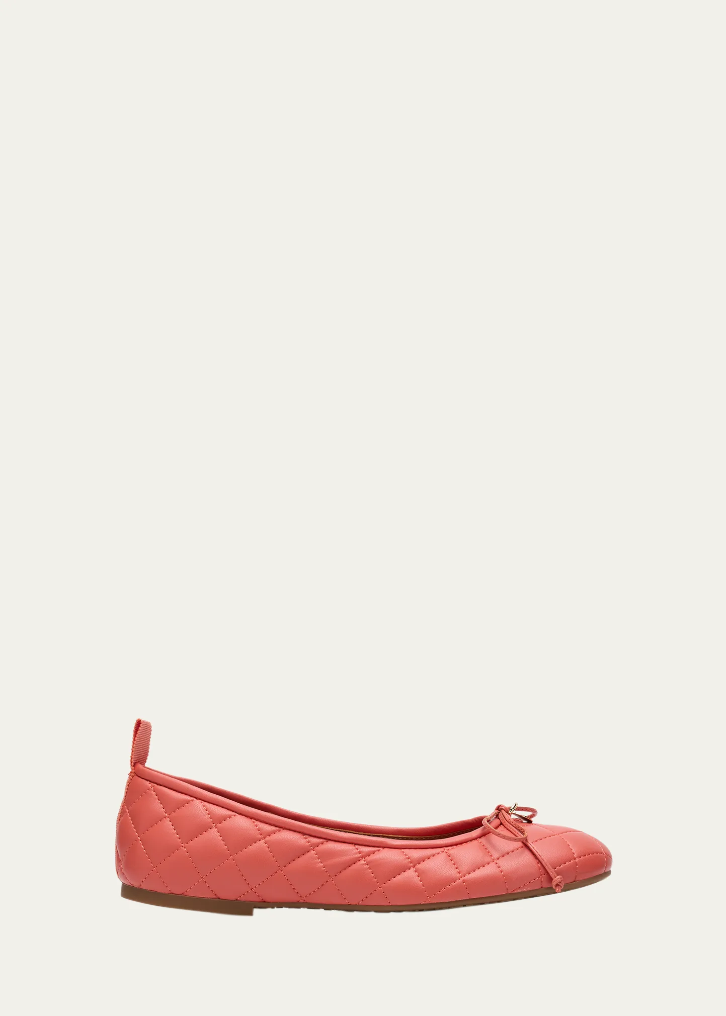 Jodie Quilted Bow Ballerina Flats