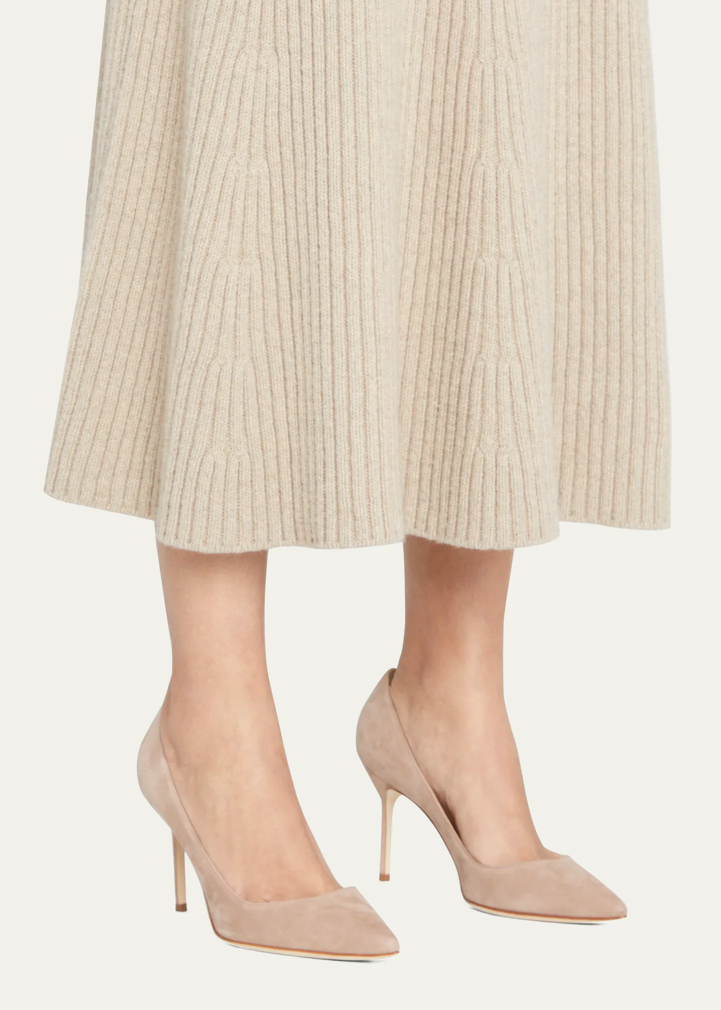 BB 90mm Suede Pumps