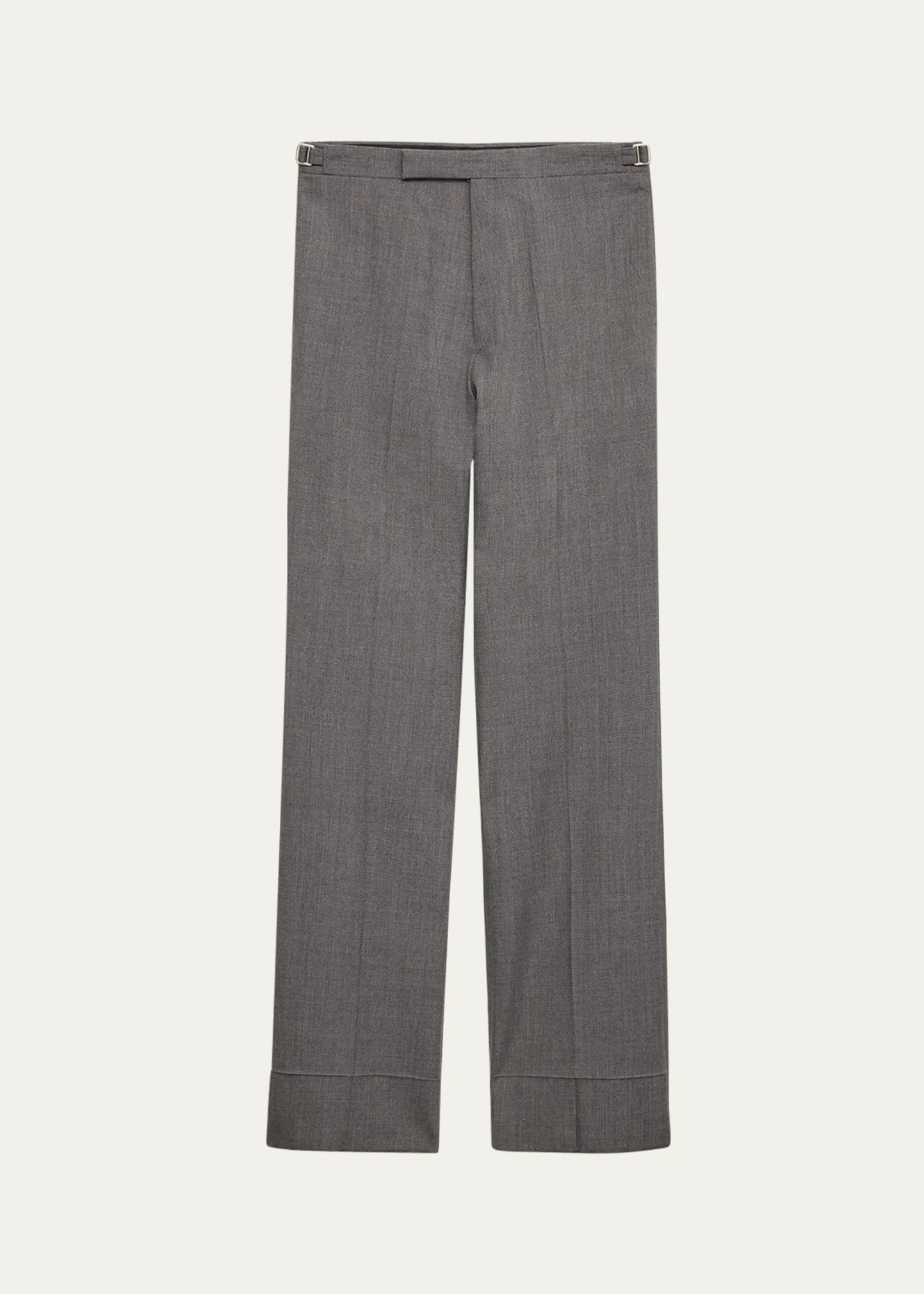 Men's Technical Wool Wide-Leg Trousers
