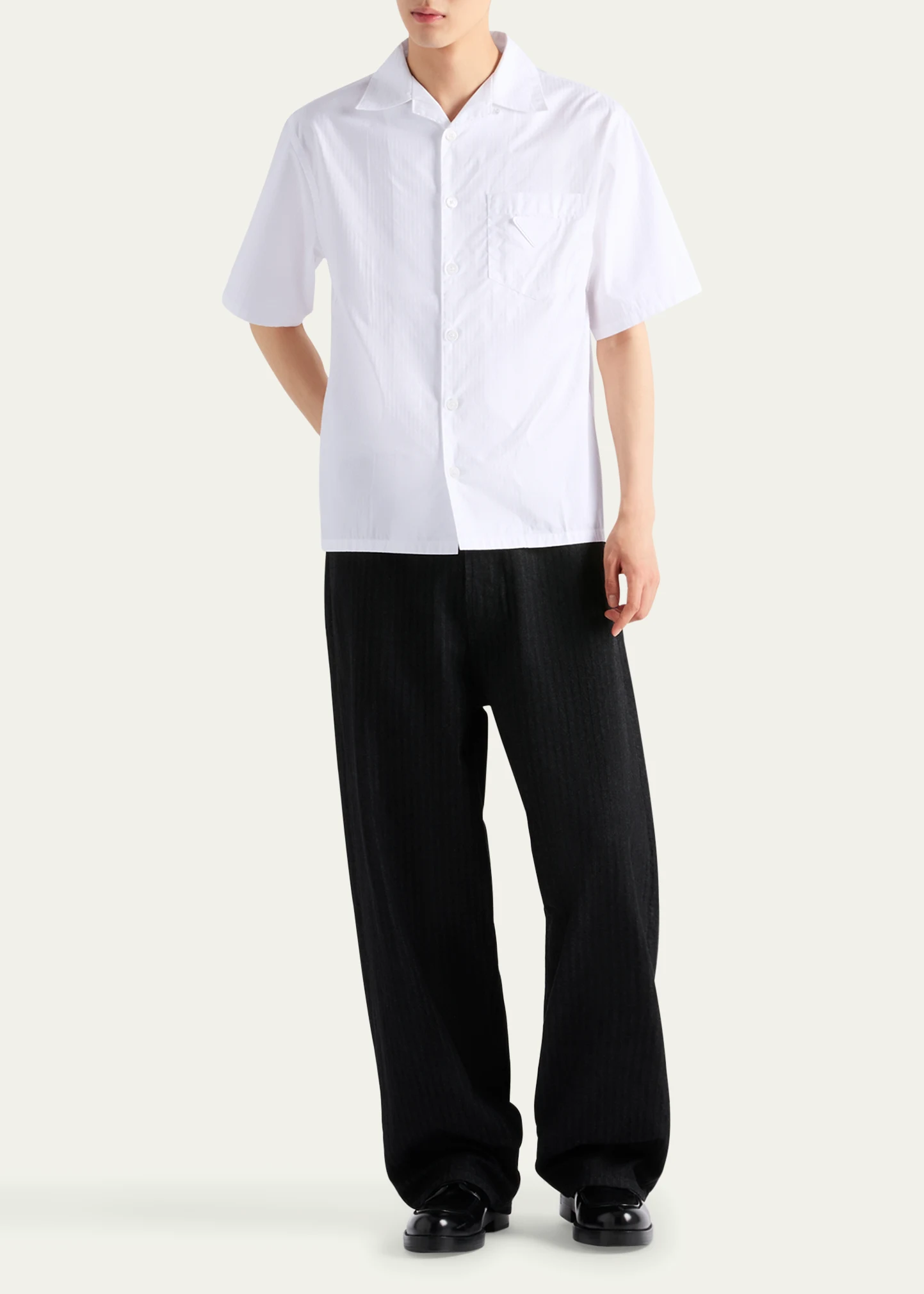 Men's Cotton Bowling Shirt