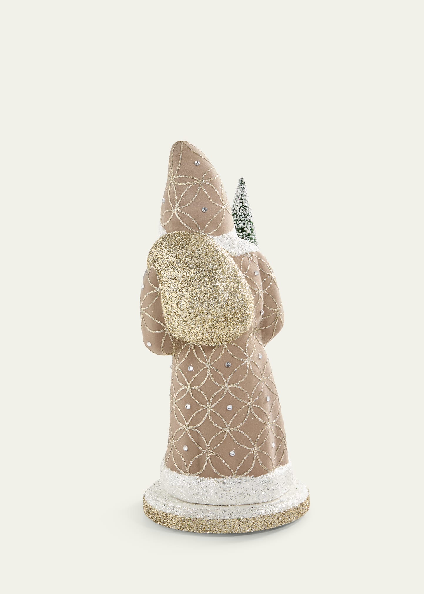 Embellished Santa on Base Figurine 6 Embellished Santa on Base Figurine