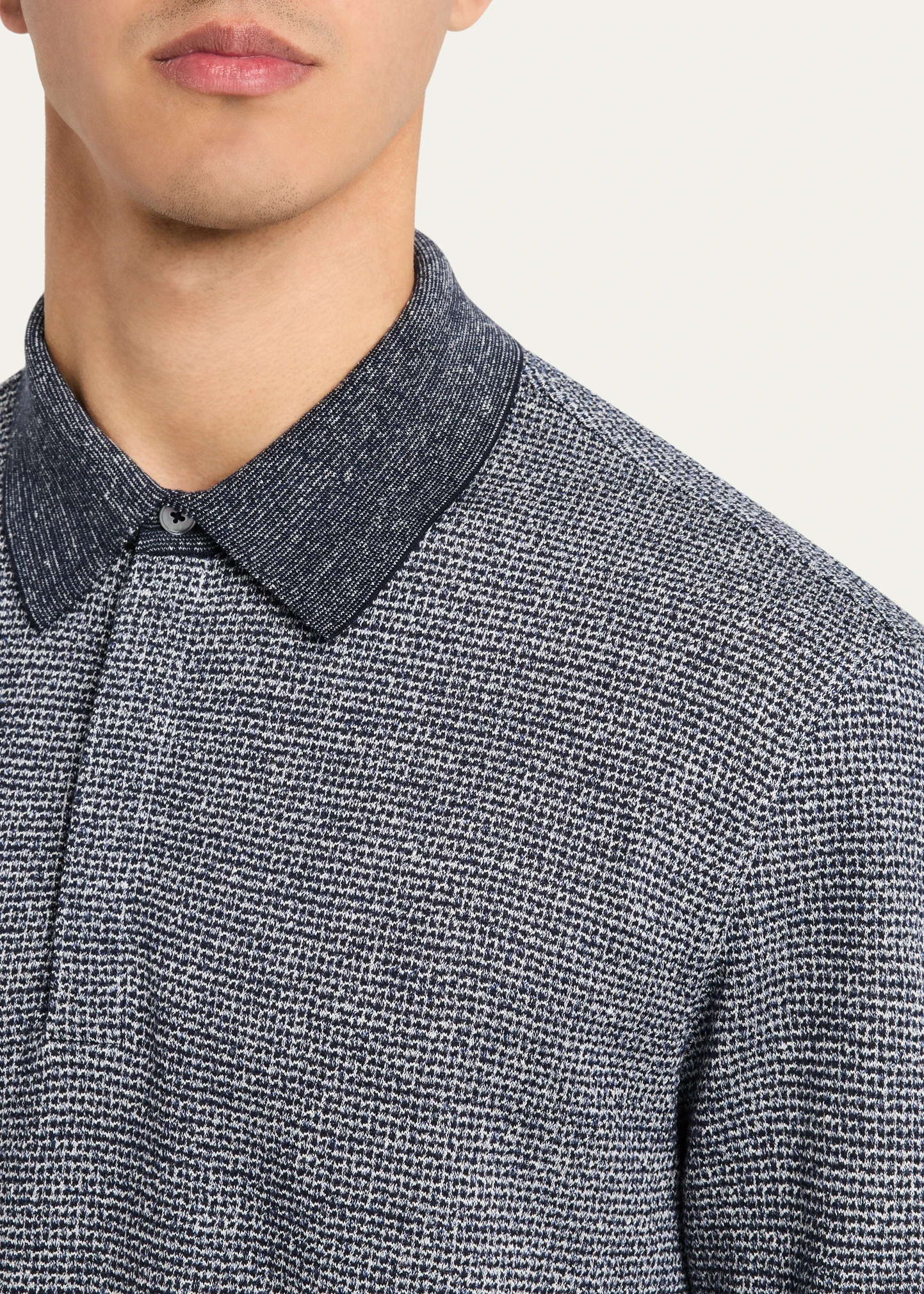 Men's Heathered Polo
