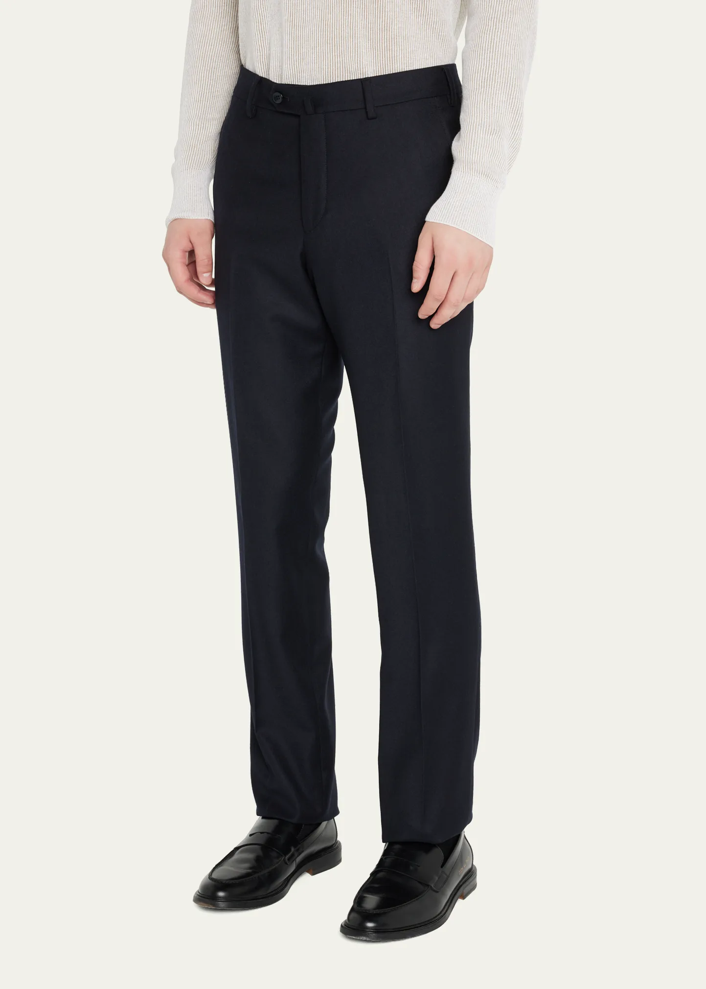Men's Four-Pocket Wool-Cashmere Trousers