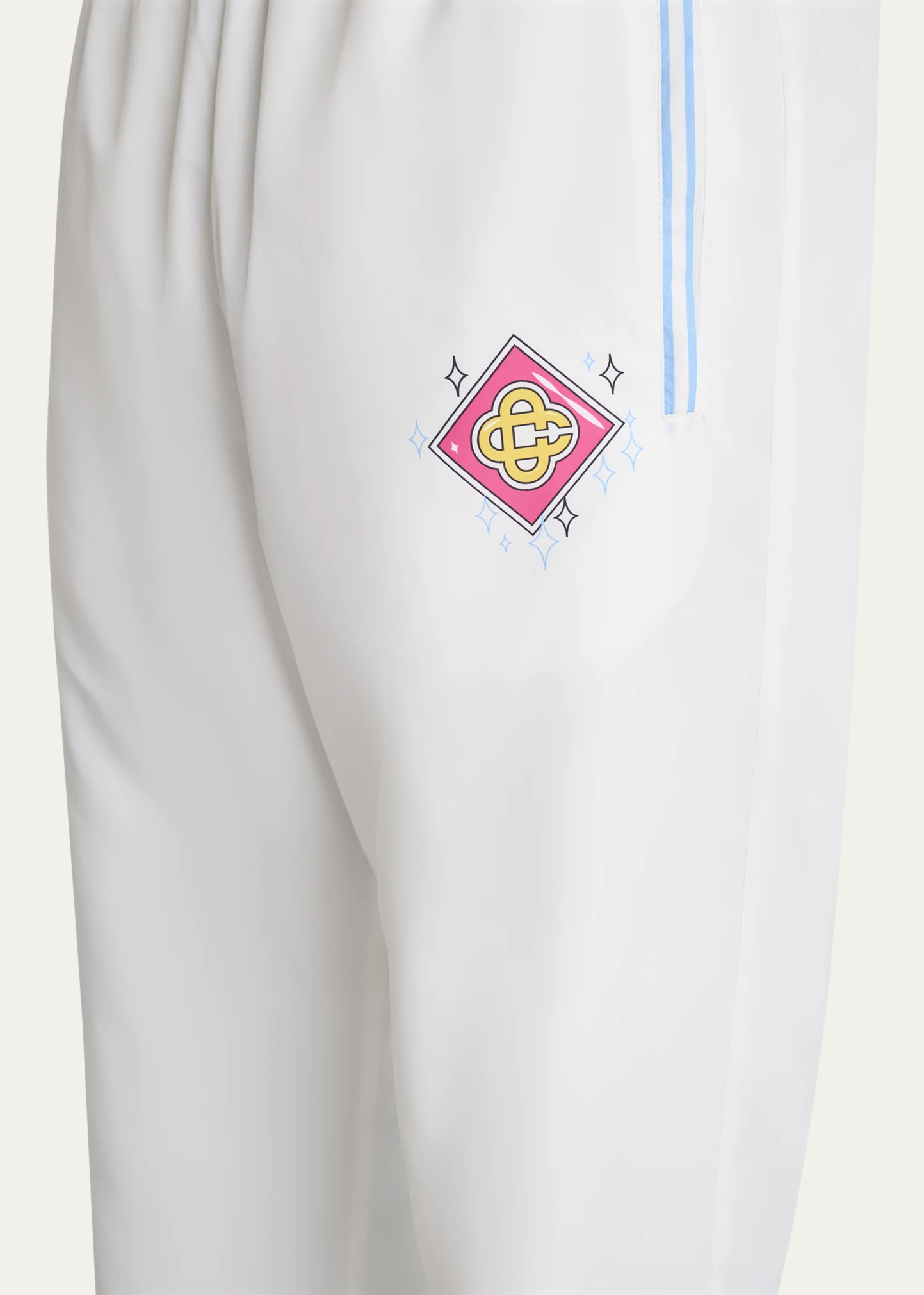 Men's Taffeta Sporty Logo Joggers
