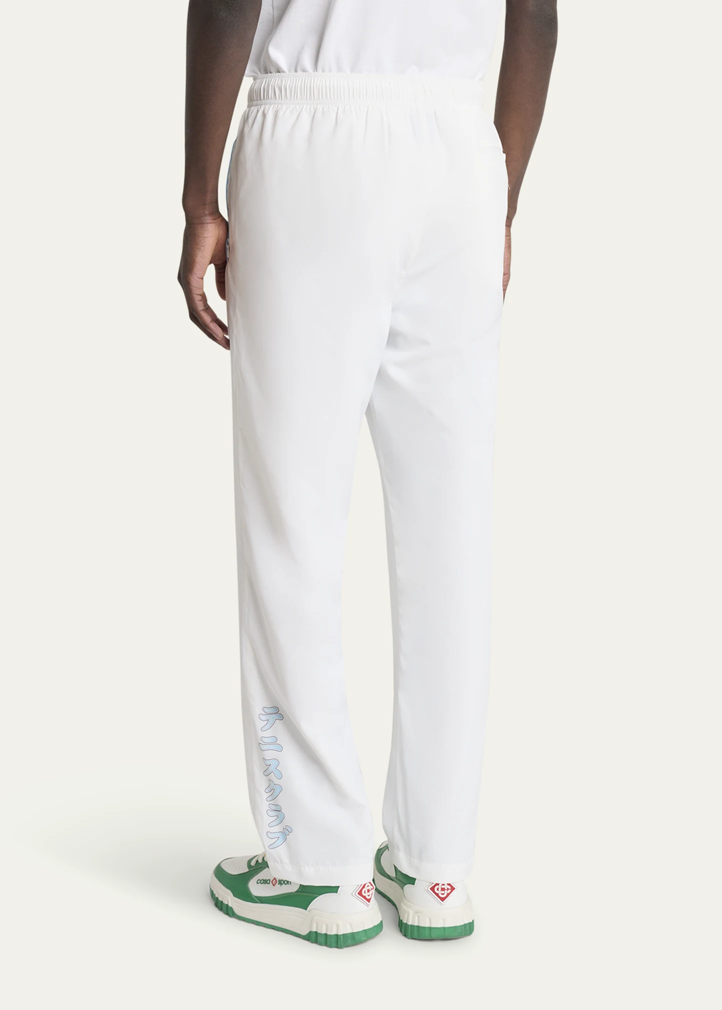 Men's Taffeta Sporty Logo Joggers