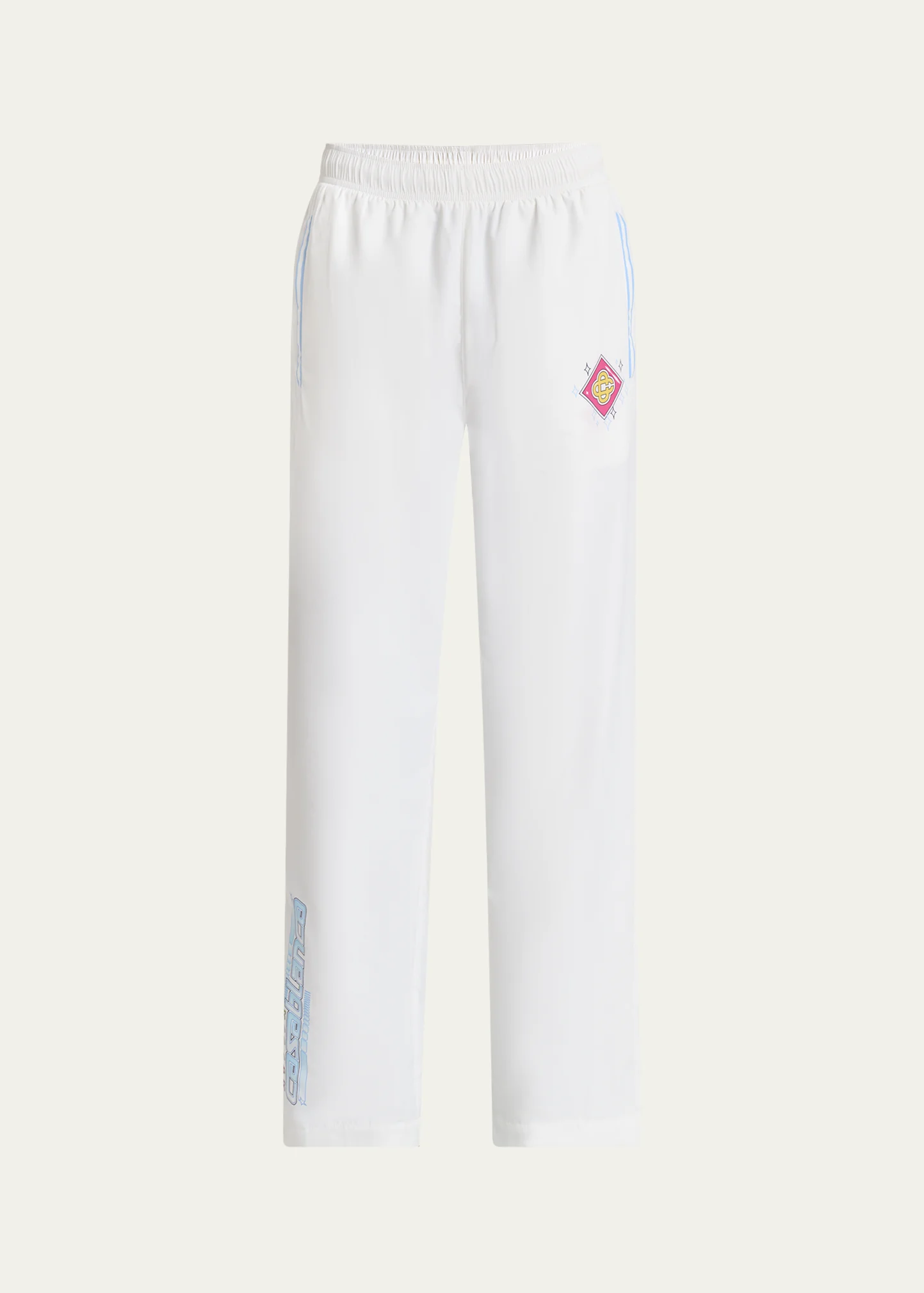 Men's Taffeta Sporty Logo Joggers